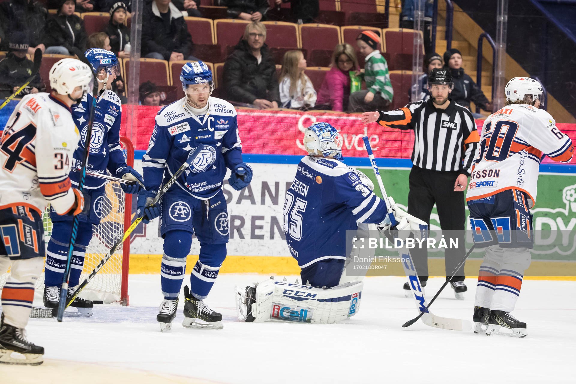 Leksands Jesper Ollas och Patrik Norén och Växjös Erik