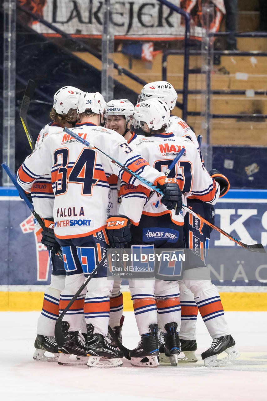 Växjös Olli Palola Emil Pettersson Tuomas Kiiskinen  Cory