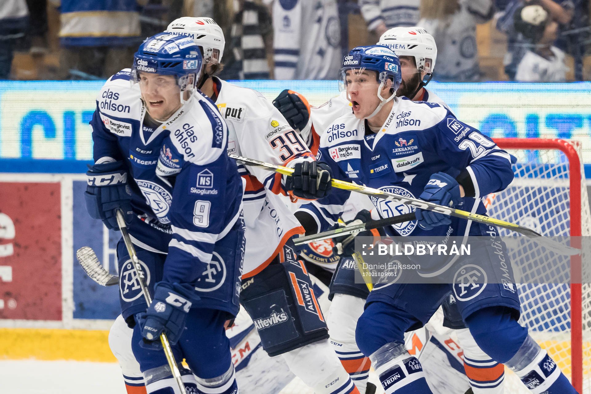 Leksands Lukas Ericsson och Tobias Forsberg och Växjös