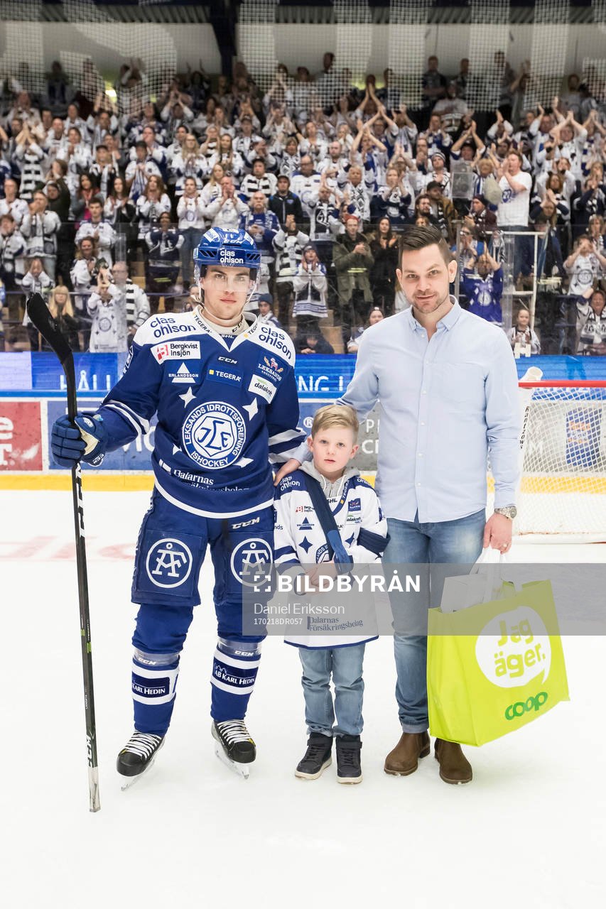 Leksands Oskar Lang utsedd till matchens lirare i