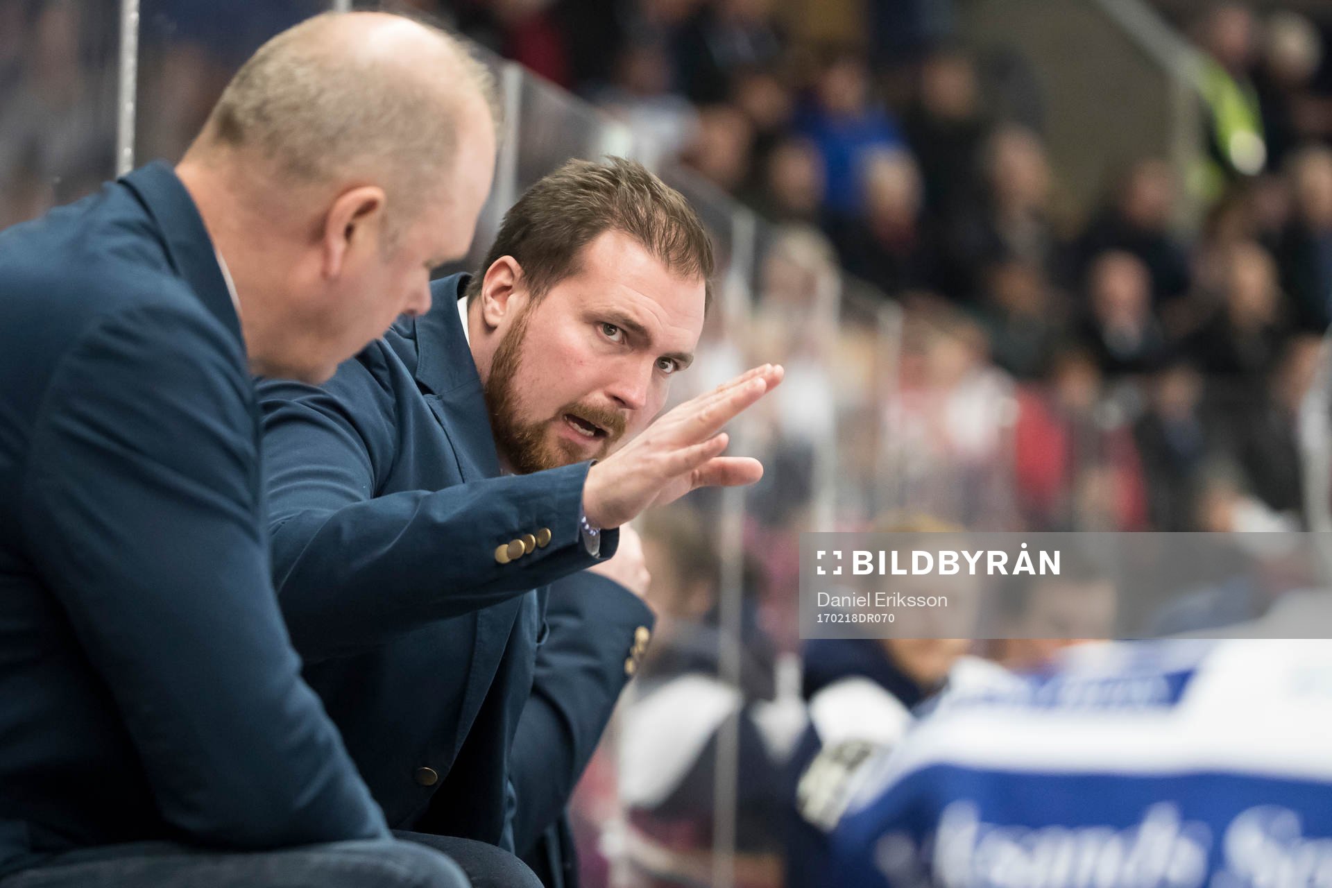 Leksands assisterande tränare Gereon Dahlgren i