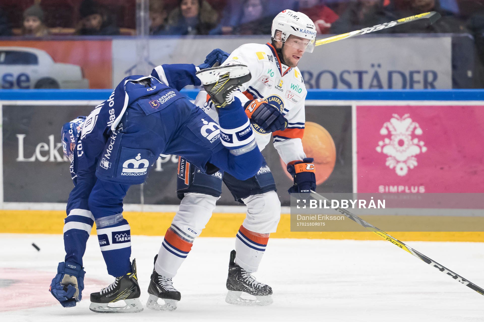 Leksands Lukas Ericsson och Växjös Emil Pettersson i