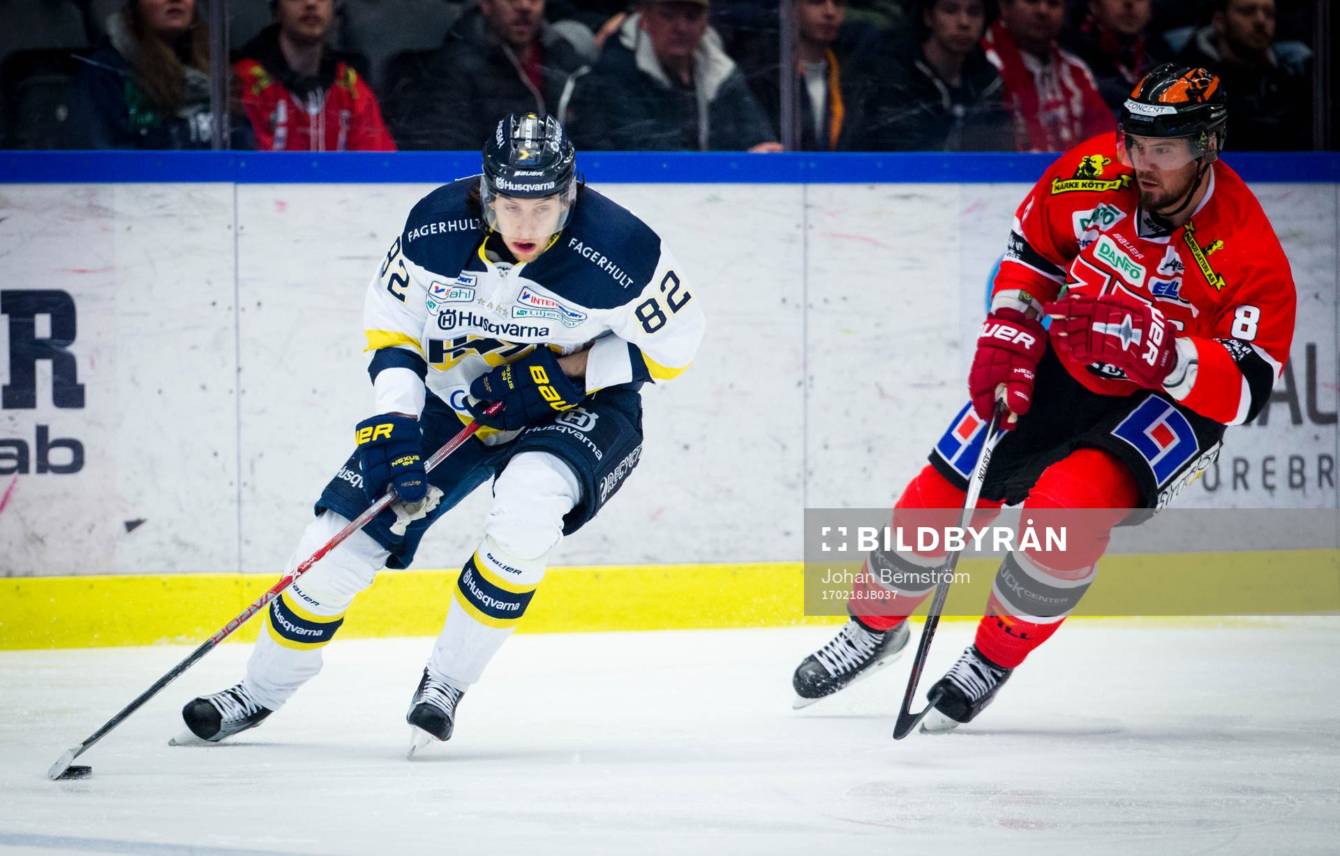 s Kevin Stenlund och Örebros Nicklas Grossmann