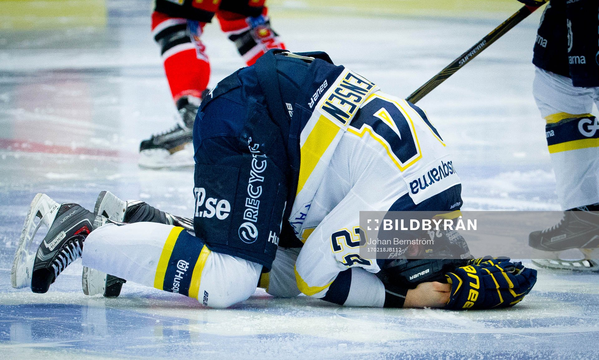 s Erik Christensen har ont