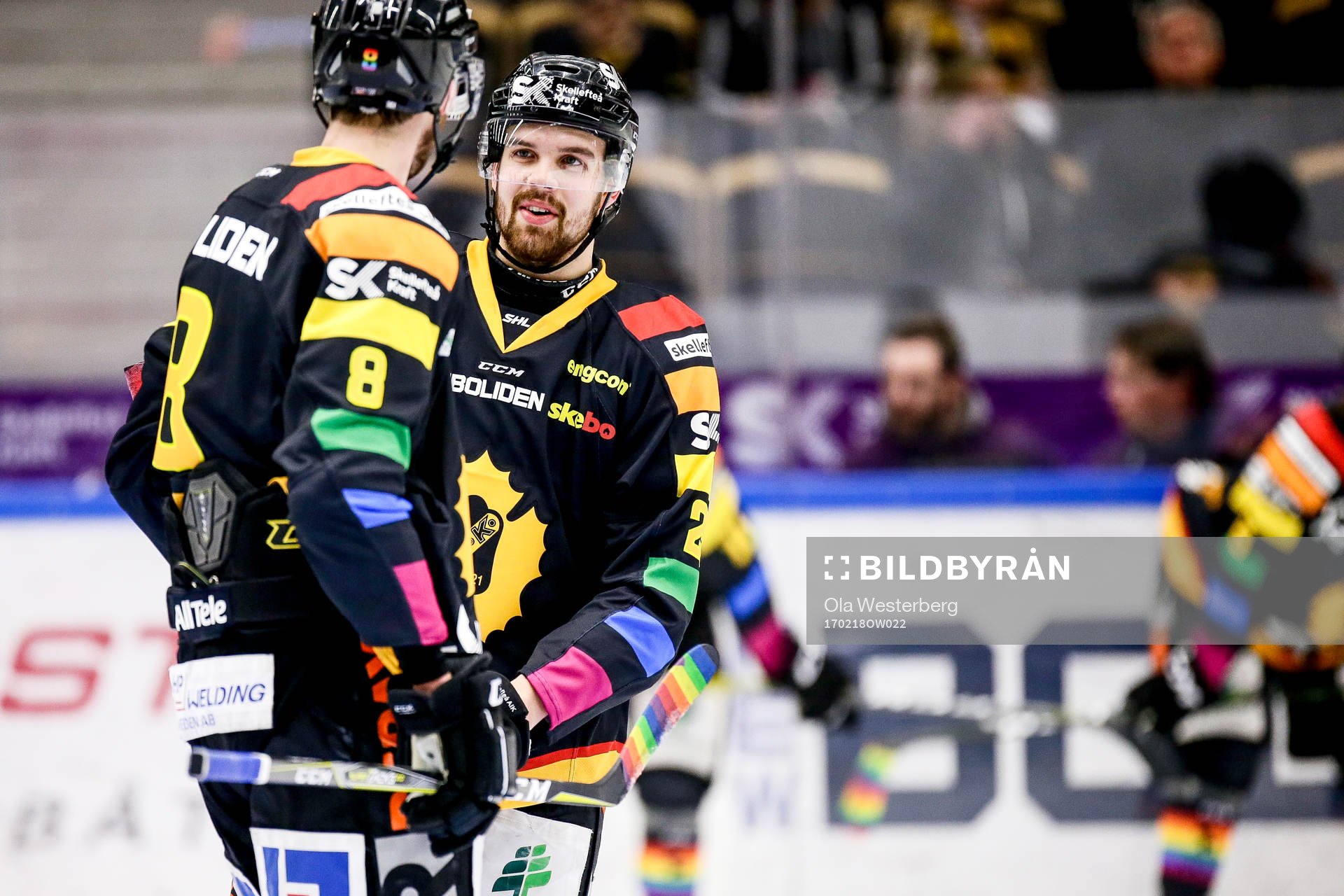 Skellefteås Marcus Pettersson  och Axel Holmström