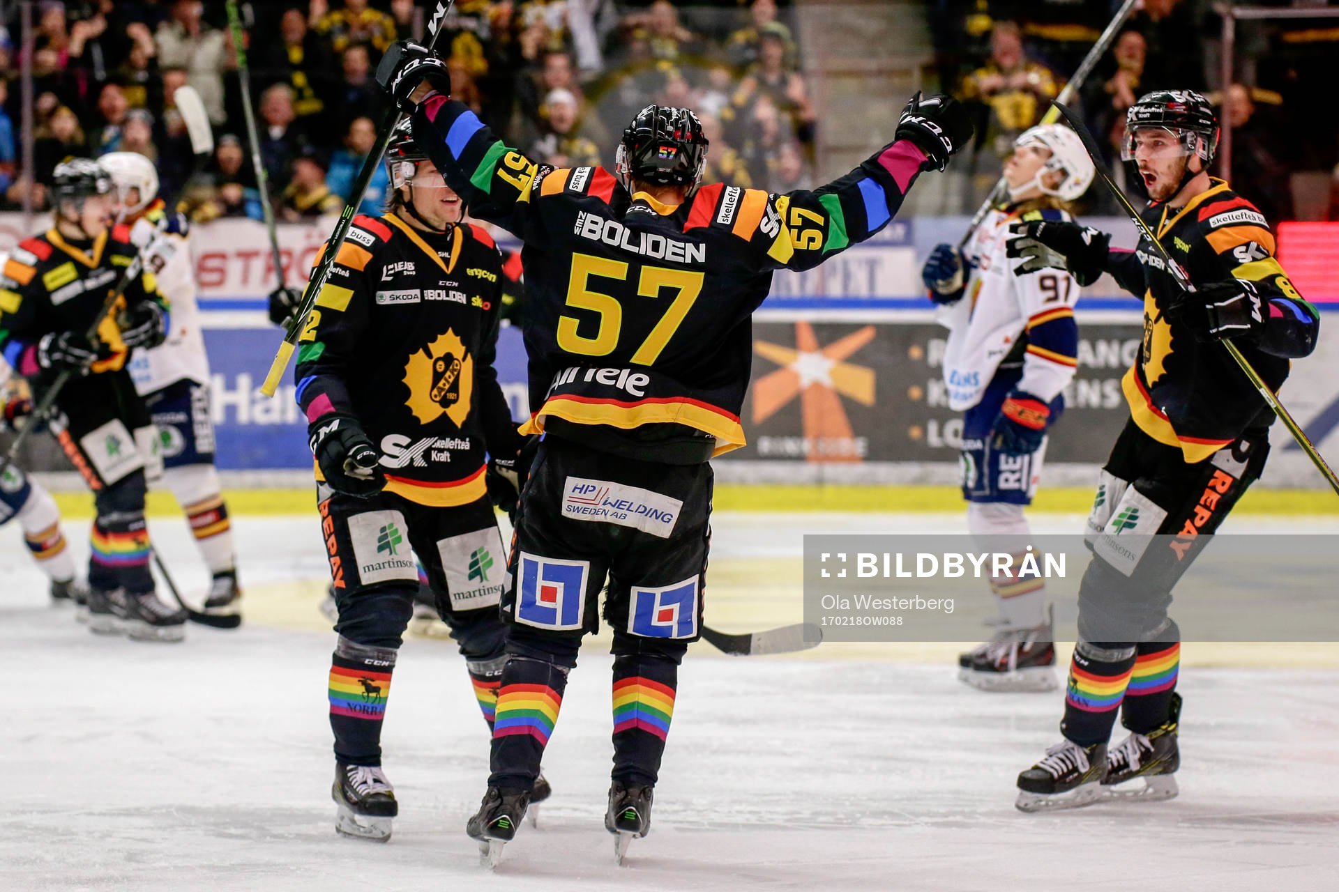 Skellefteås Emil Djuse och Marcus Pettersson och Jesper