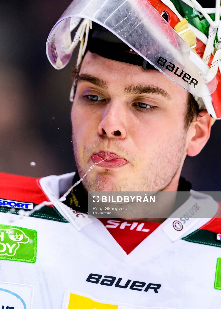 Frölundas målvakt Johan Gustafsson