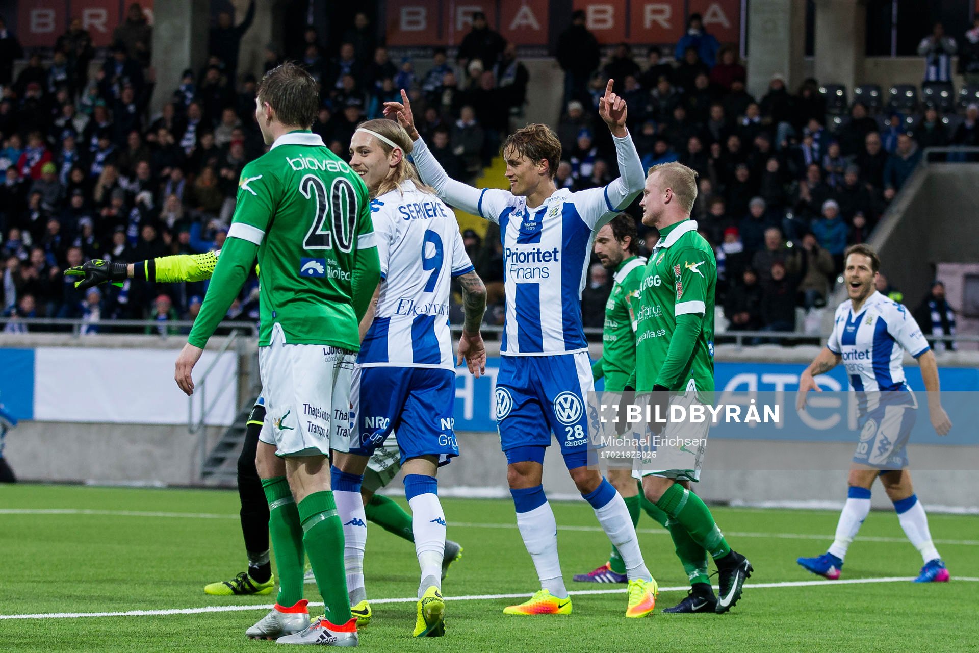 IFK Göteborgs Thomas Rogne jublar