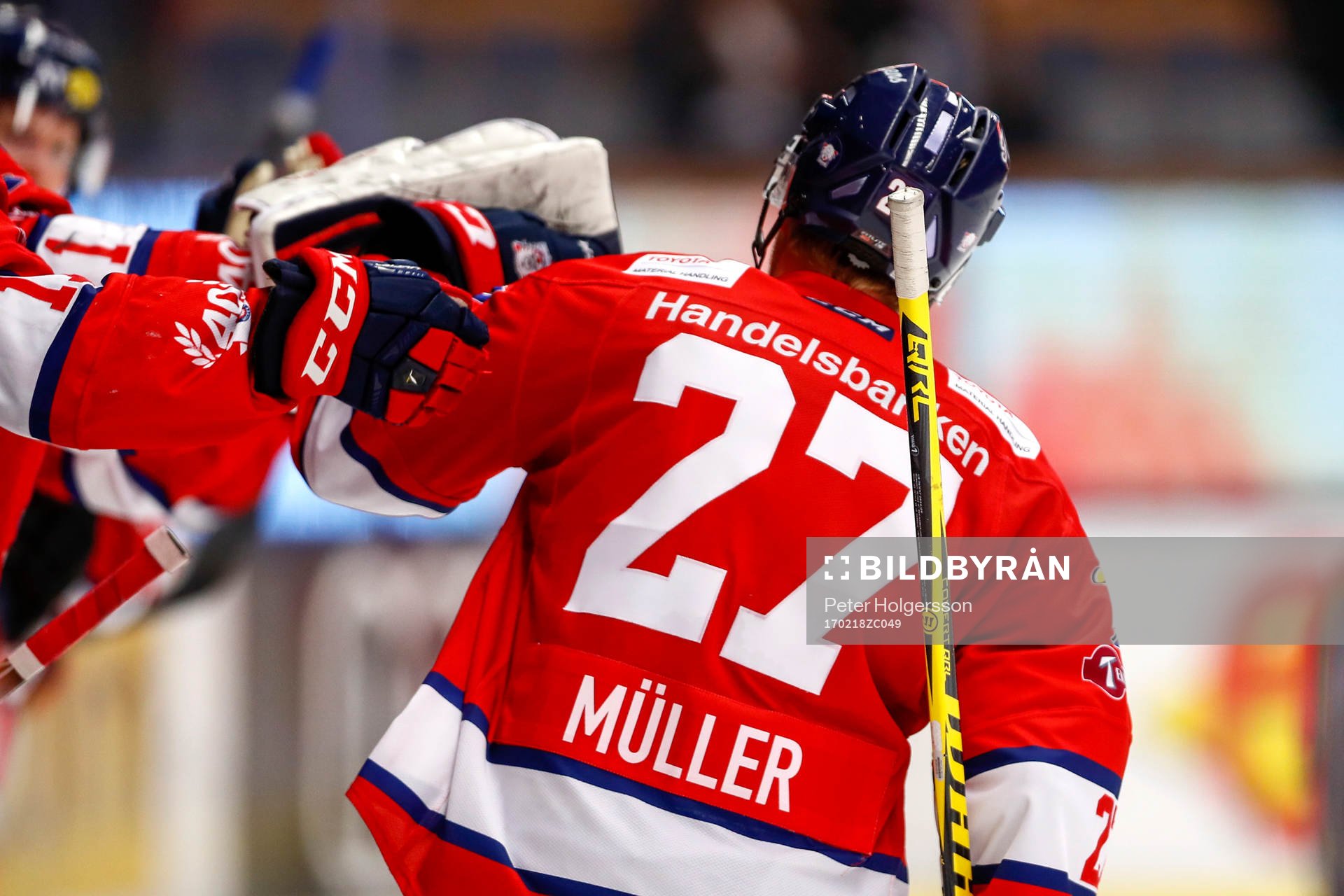Linköpings Marcel Müller jublar