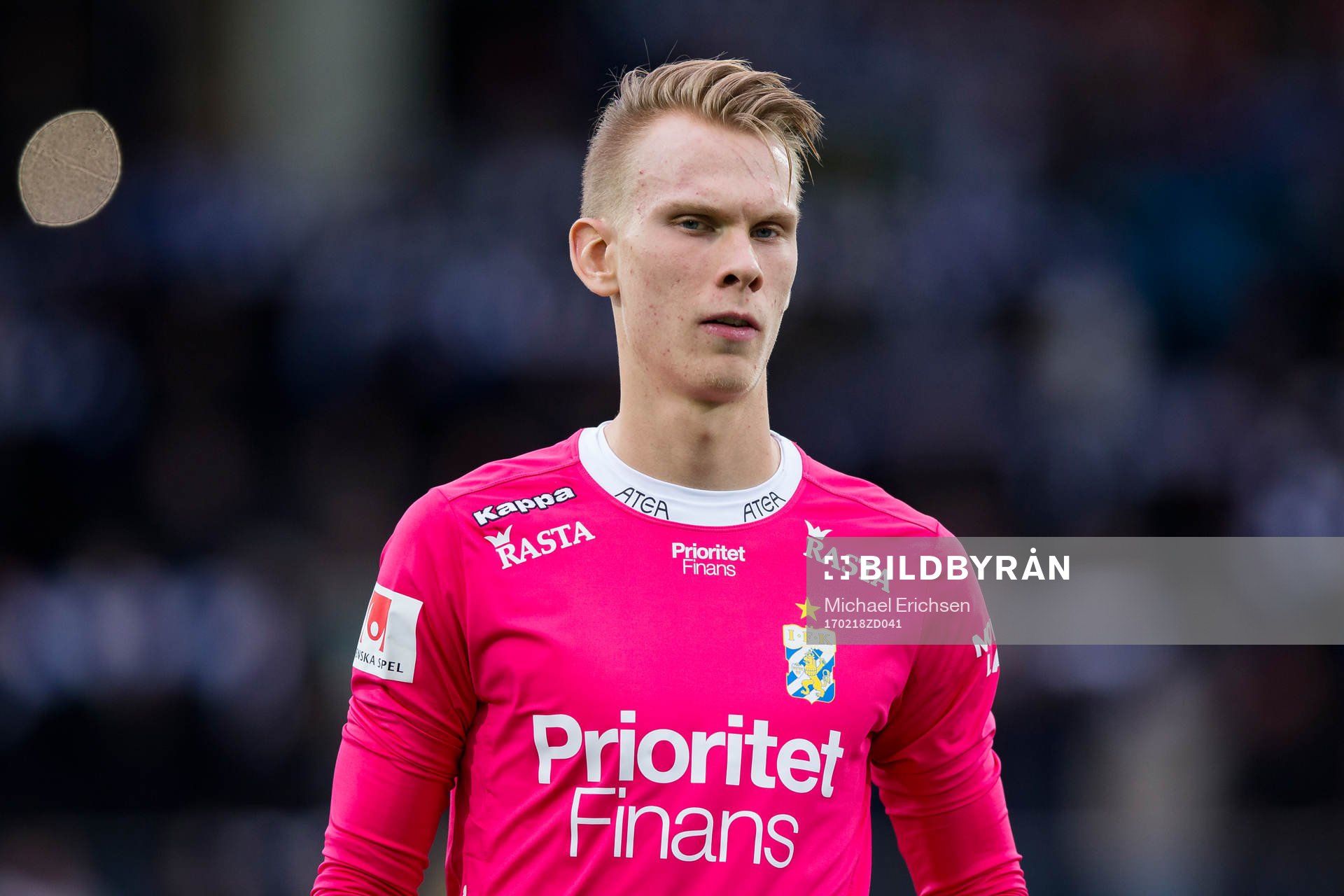 IFK Göteborgs målvakt Pontus Dahlberg  fotbollsmatchen i