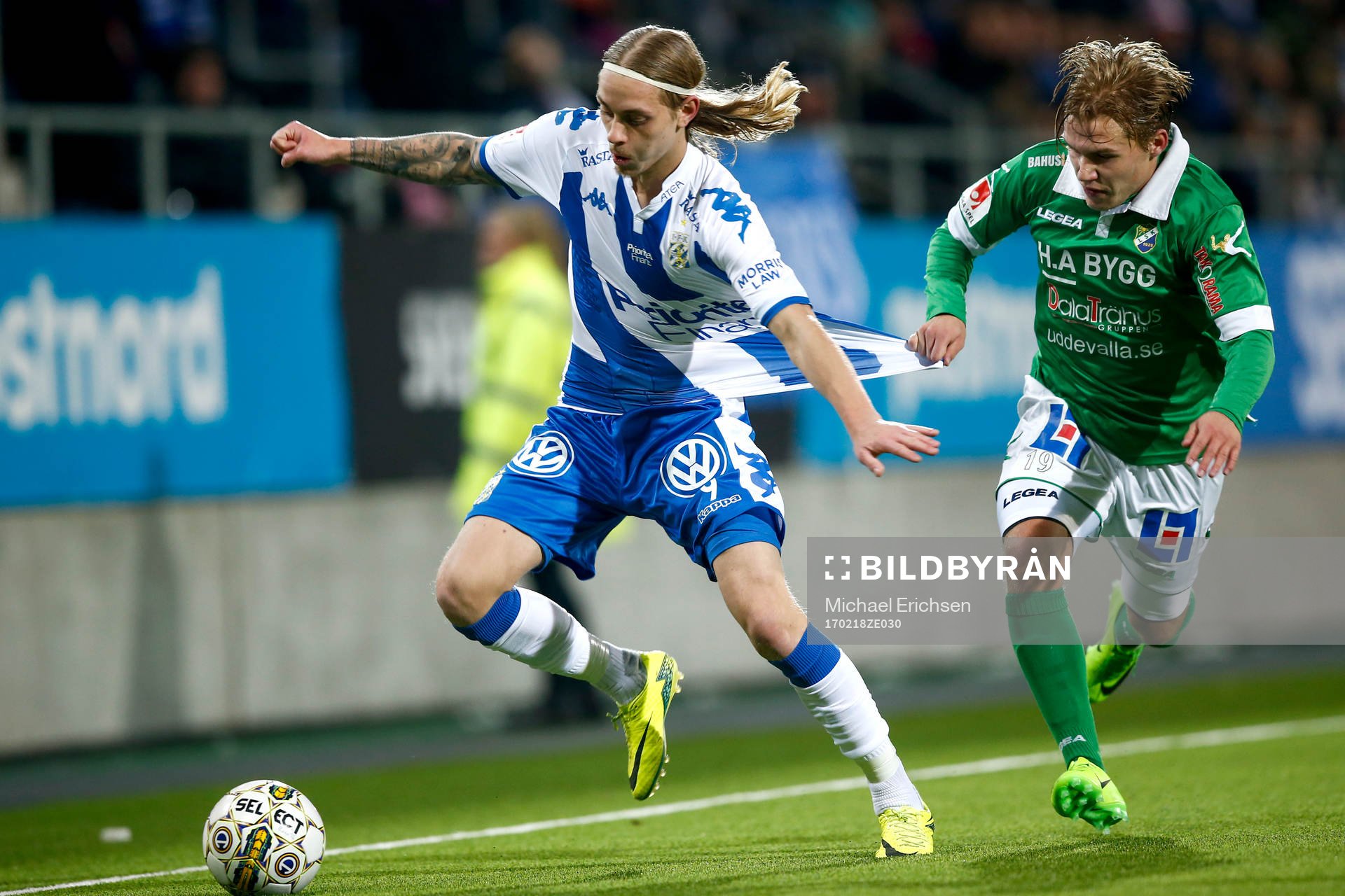 IFK Göteborgs Elias Mar Omarsson och Ljungskiles Hampus