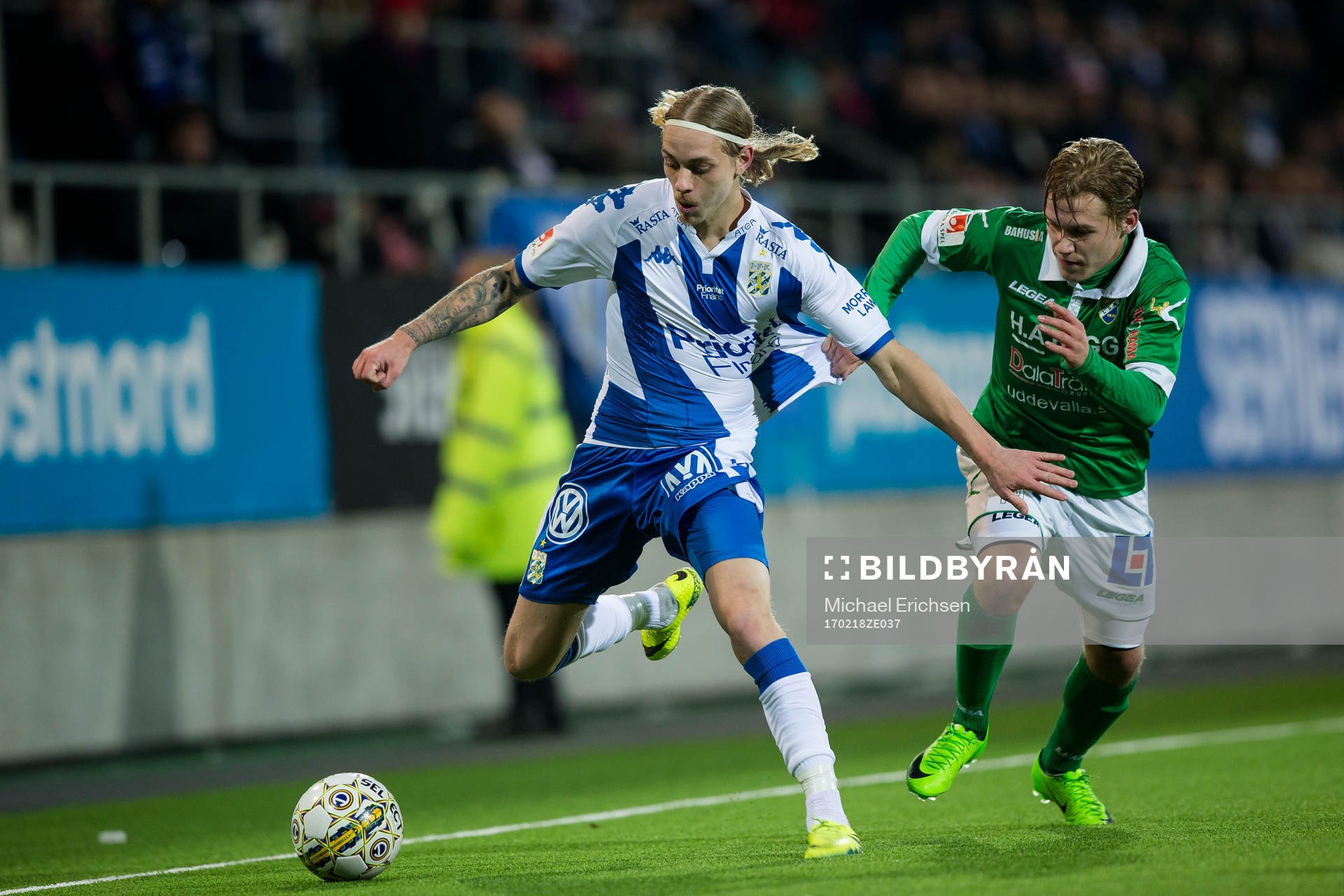 IFK Göteborgs Elias Mar Omarsson och Ljungskiles Hampus