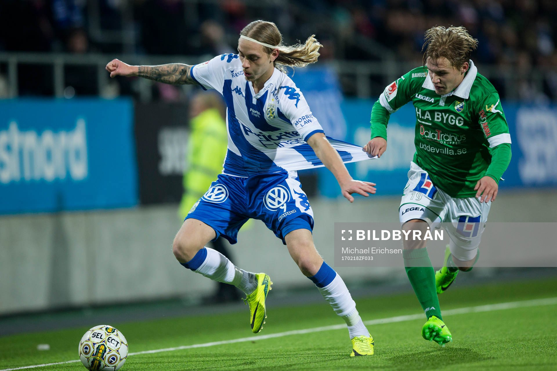 IFK Göteborgs Elias Mar Omarsson och Ljungskiles Hampus