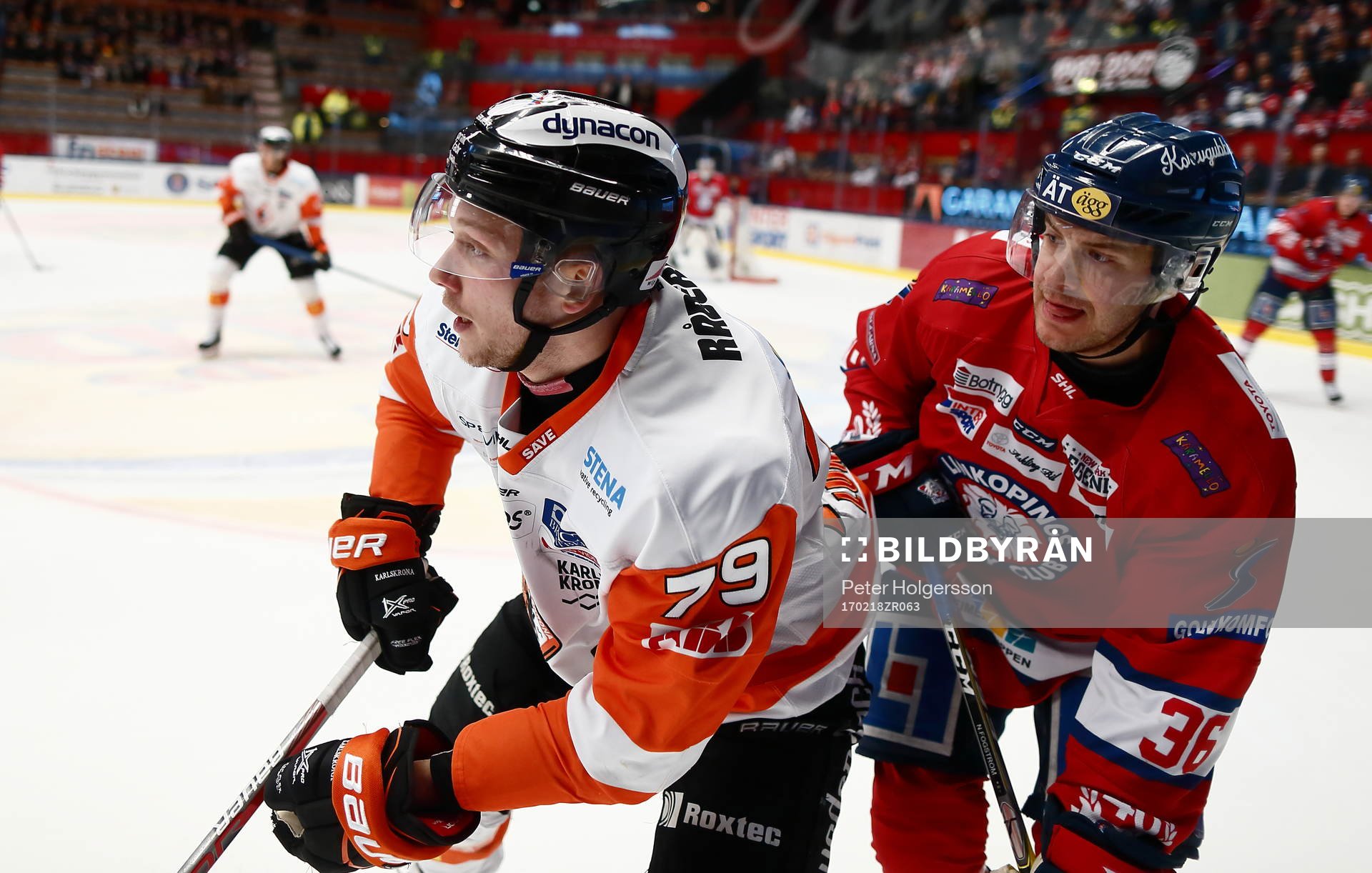 Karlskronas Emil Lundberg, Linköpings Niklas Fogström