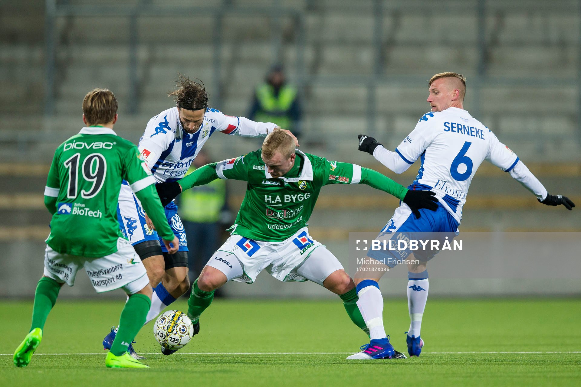 IFK Göteborgs Mattias Bjärsmyr och Sebastian Eriksson i