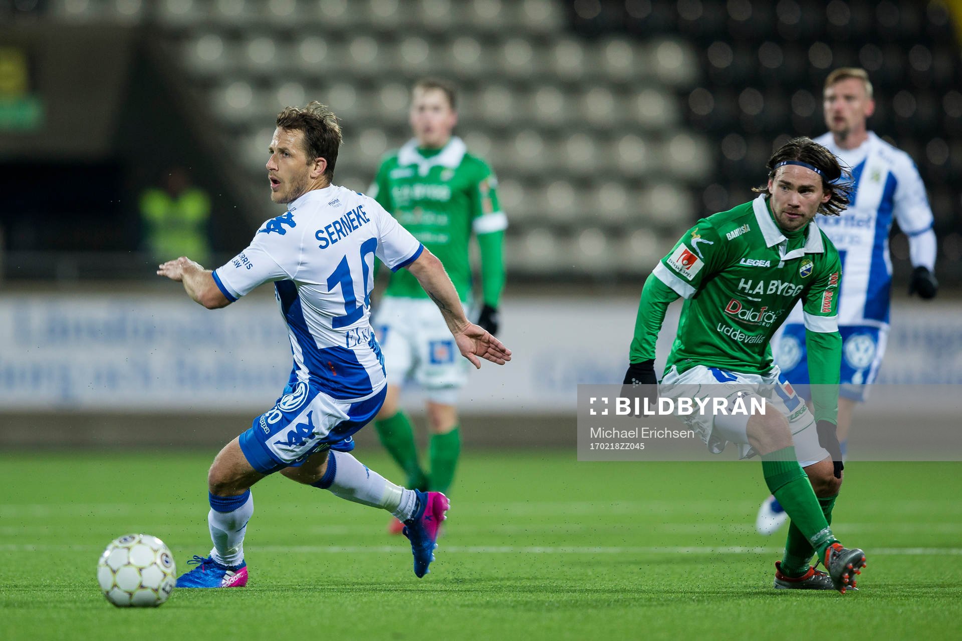 IFK Göteborgs Tobias Hysen och Ljungskiles Patrik Wallin