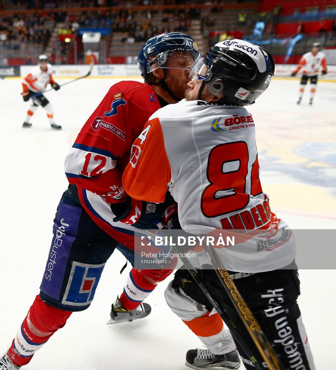 Linköpings Sebastian Karlsson och Karlskronas Jimmy