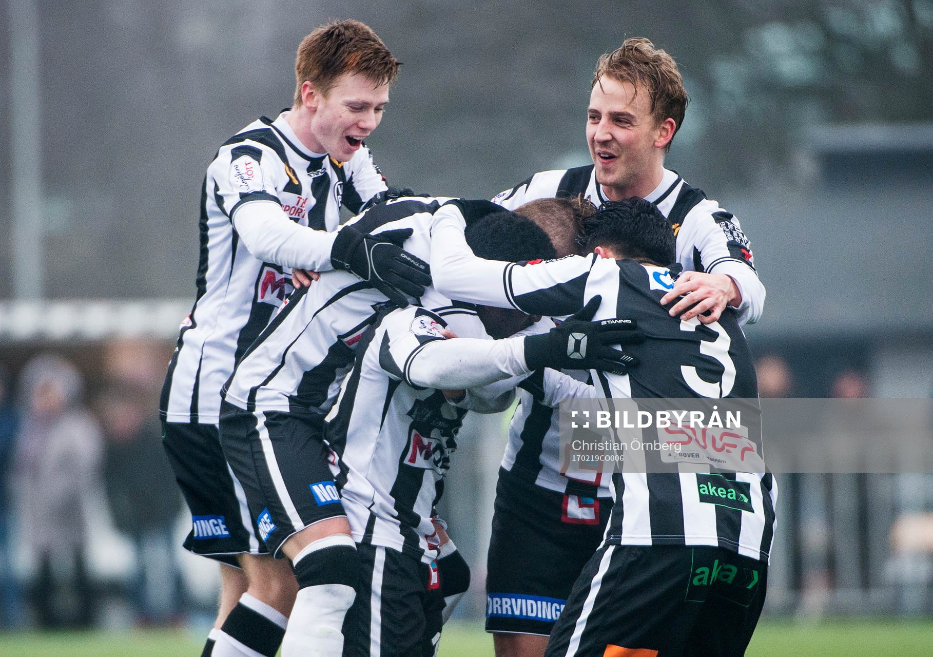 Landskronas Dennis Olofsson, Rasmus Alm, Viktor Svensson