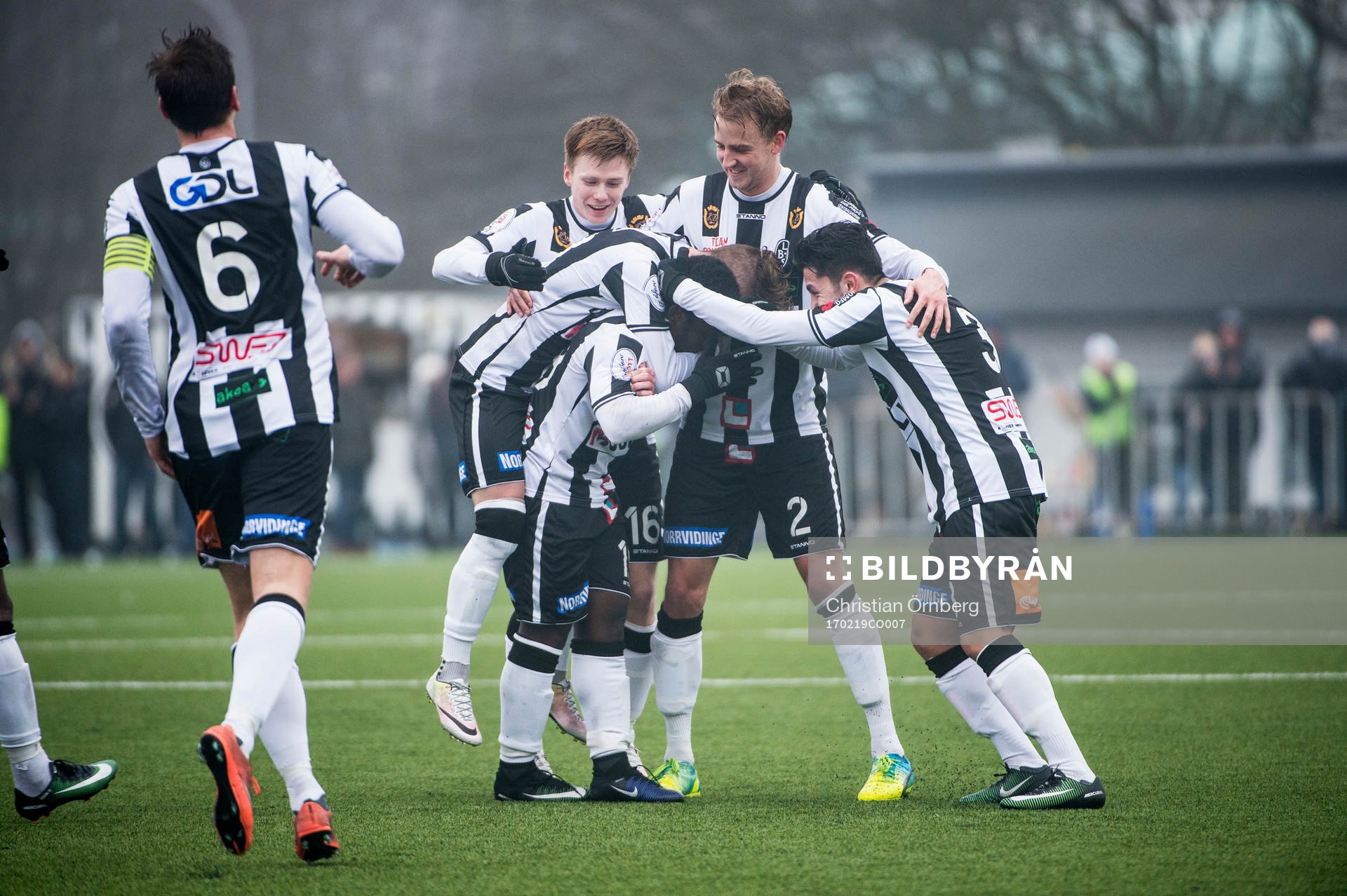 Landskronas Dennis Olofsson, Rasmus Alm, Viktor Svensson