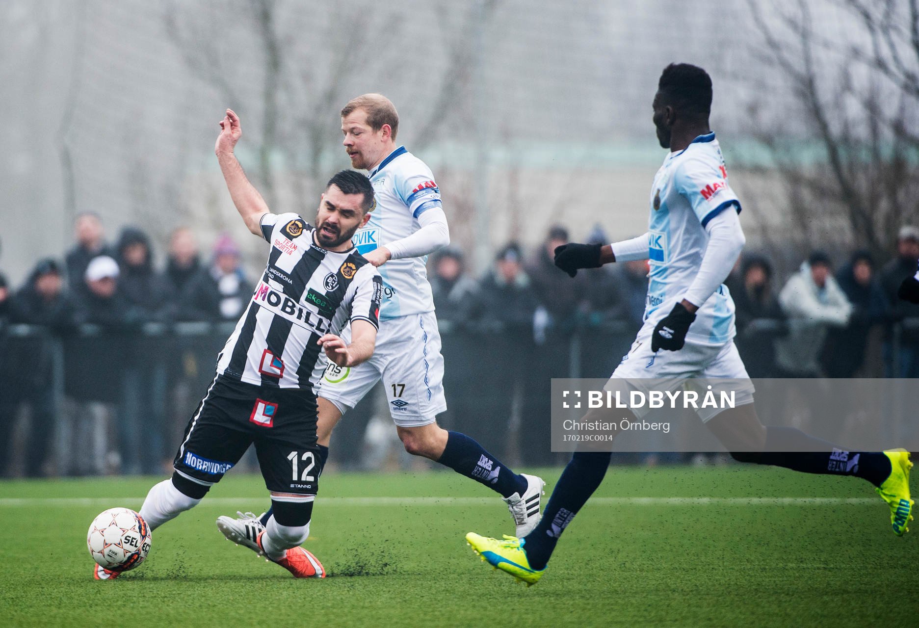 Landskronas Igor Arsenijevic mot Gefles Jonas Lantto och