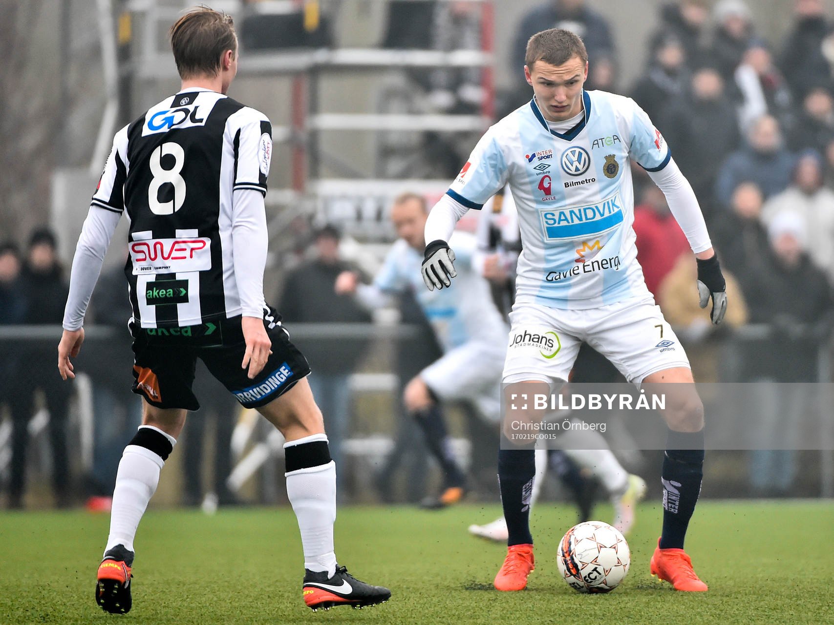 Landskronas Måns Ekvall och Gefles Piotr Johansson