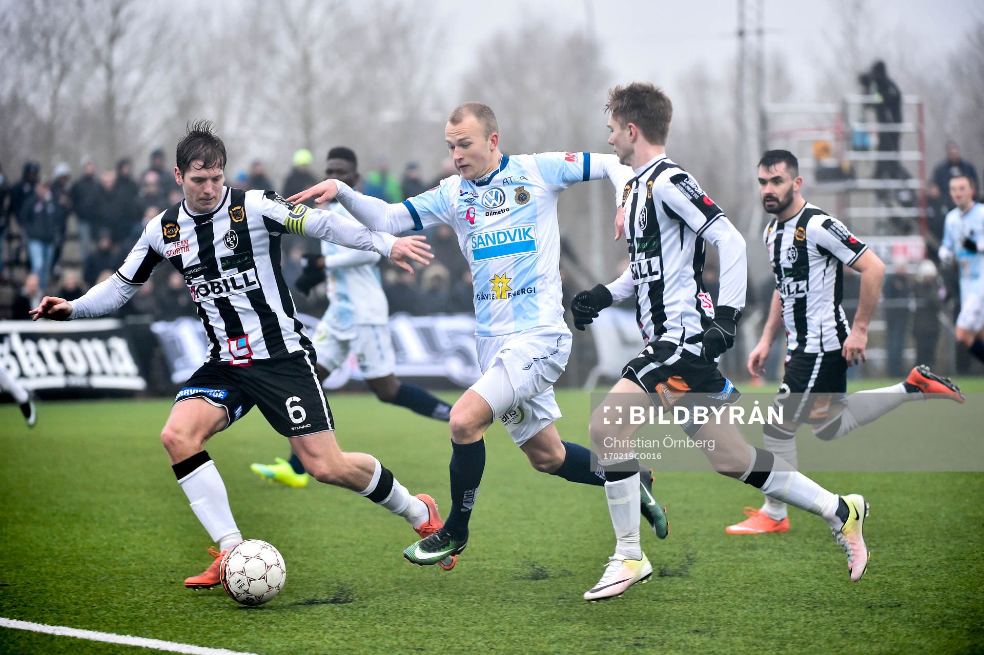 Gefles Christian Ljungberg och Landskronas Philip Andersson