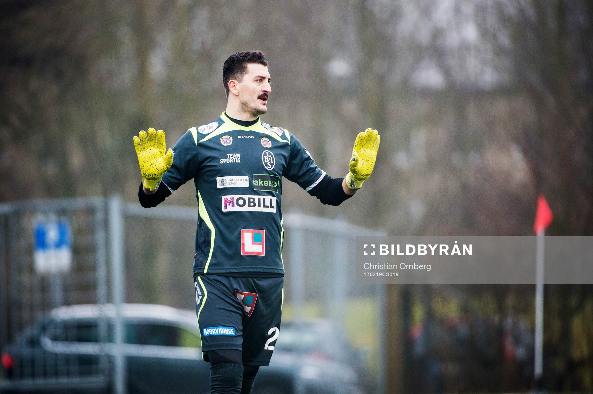 Landskronas målvakt Ivo Vazgec