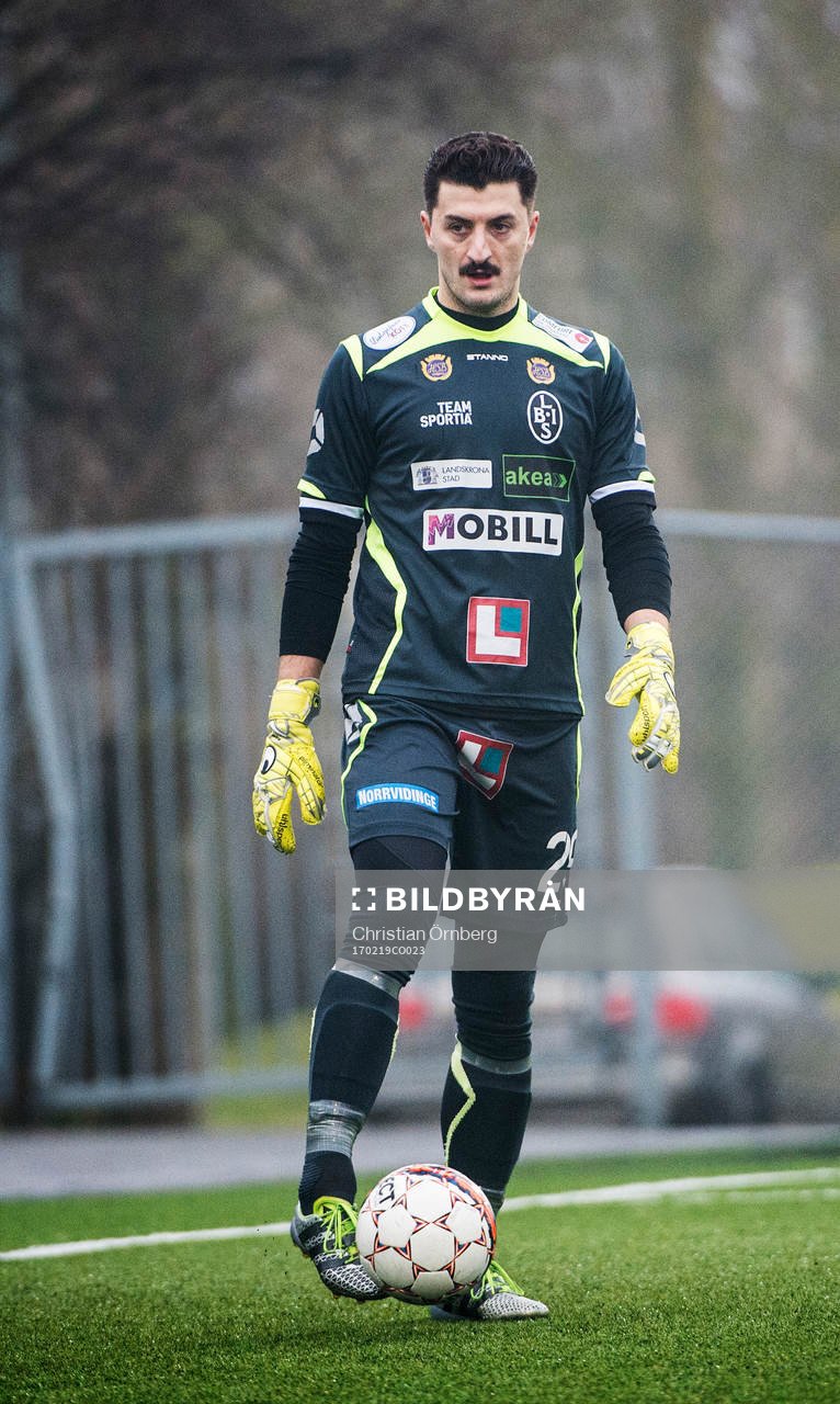 Landskronas målvakt Ivo Vazgec