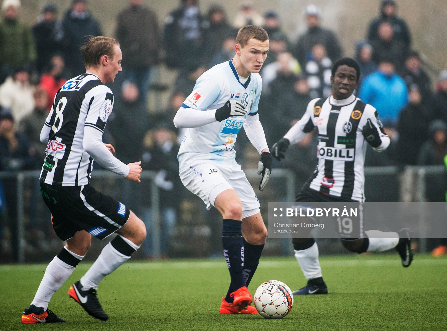 Gefles Piotr Johansson mot Landskronas Måns Ekvall och