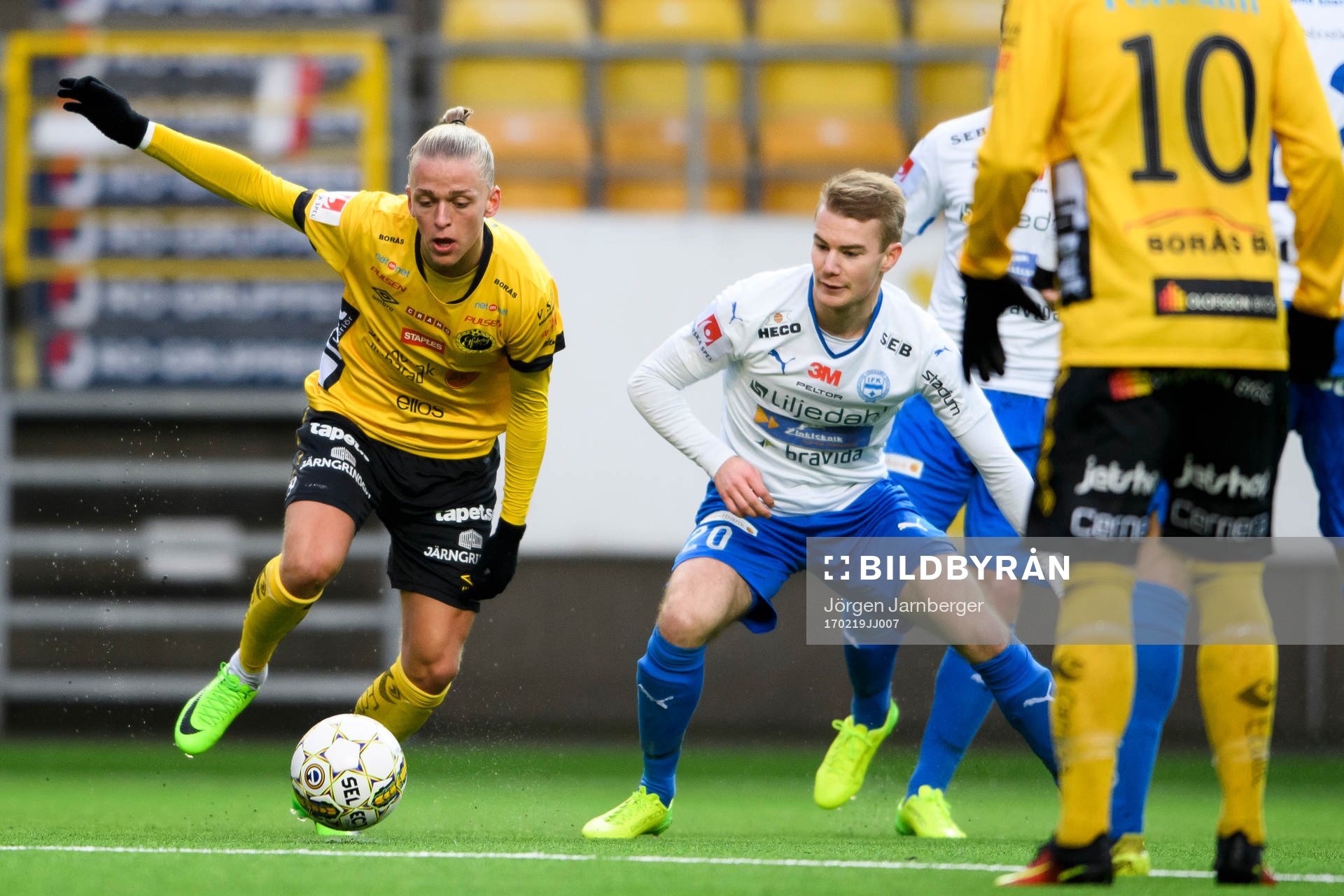 Elfsborgs Jesper Karlsson och Värnamos Freddy Winst