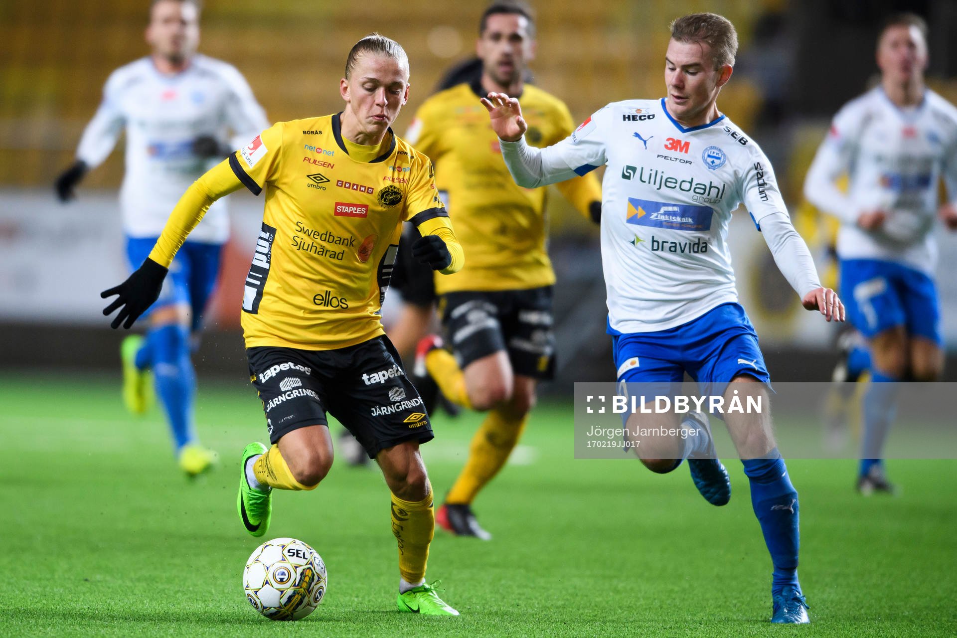 Elfsborgs Jesper Karlsson och Värnamos Freddy Winst