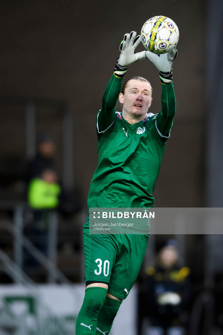 Värnamos målvakt Tobias Andersson