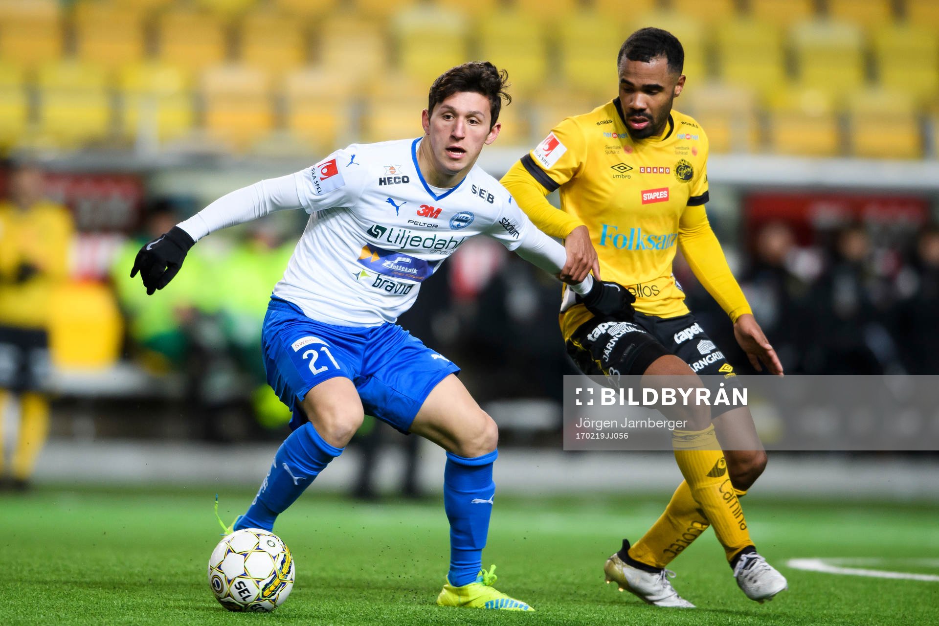 Värnamos Elvis Dani och Elfsborgs Alex Dyer