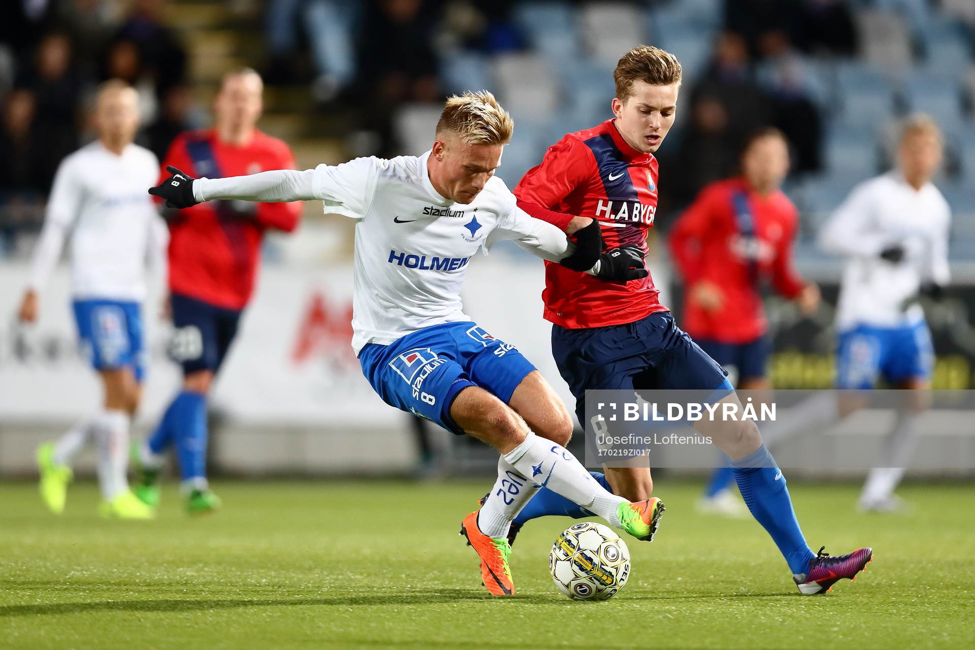 Norrköpings Nicklas Bärkroth och Örgrytes Andreas