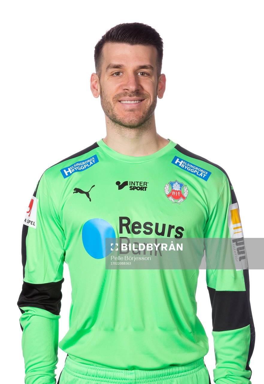 Helsingborgs målvakt Matt Pyzdrowski