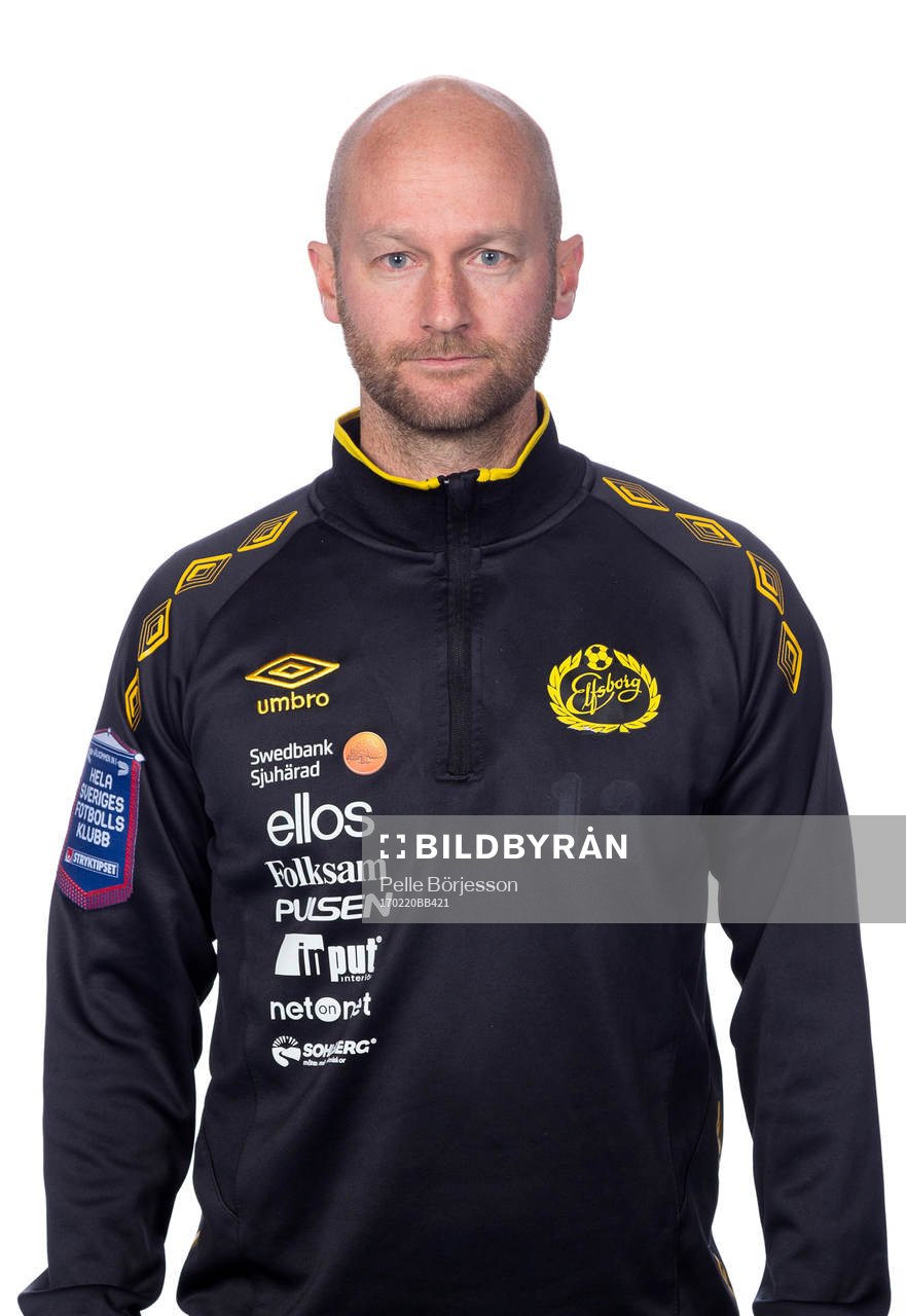 Elfsborgs sport scientist Dan Fransson poserar för ett porträtt den 20 februari 2017 i Borås.