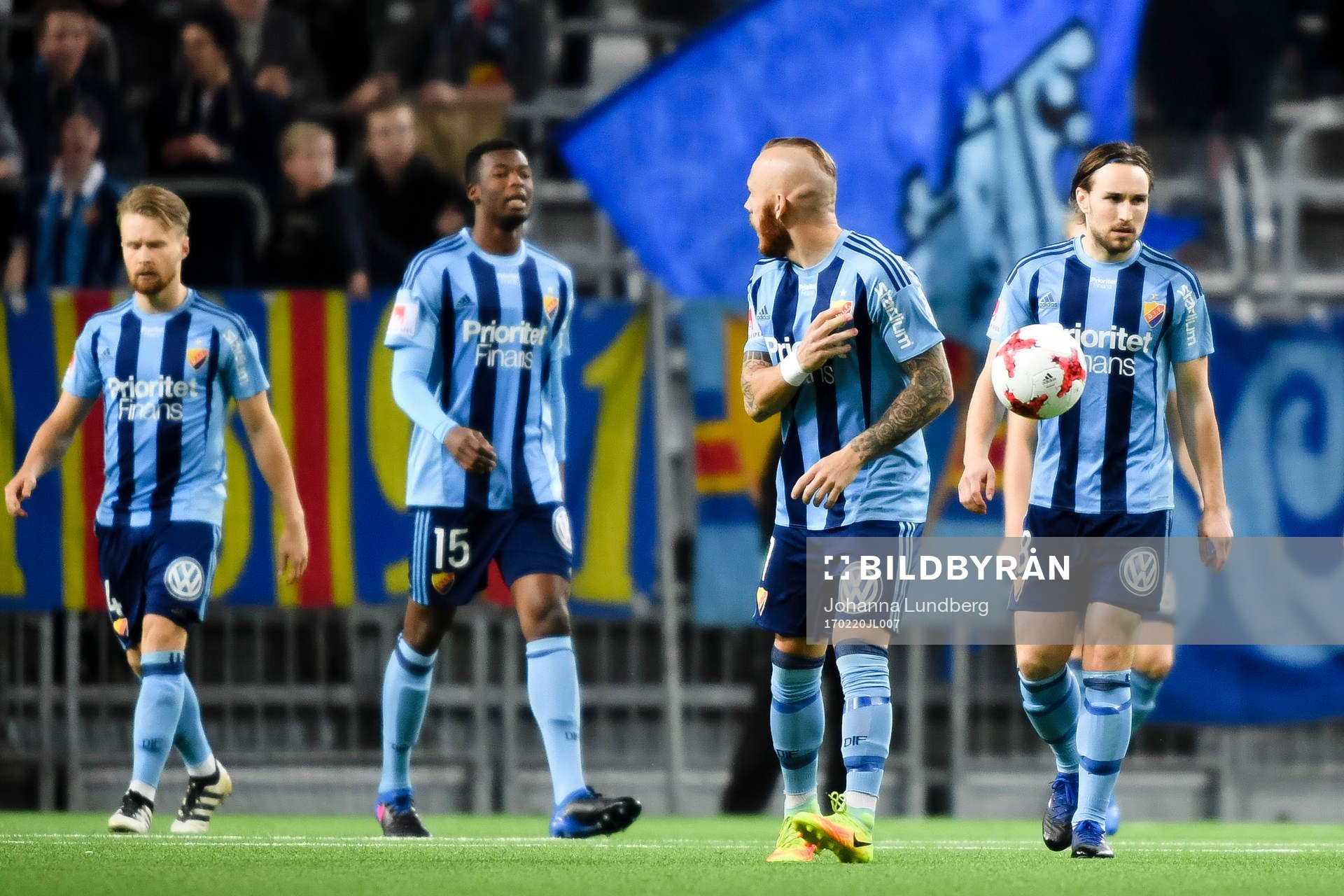 Djurgårdens Magnus Eriksson  deppar