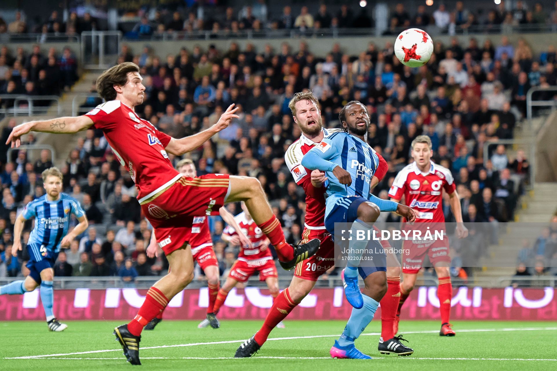 Djurgårdens Amadou Jawo och Degerfors Christoffer