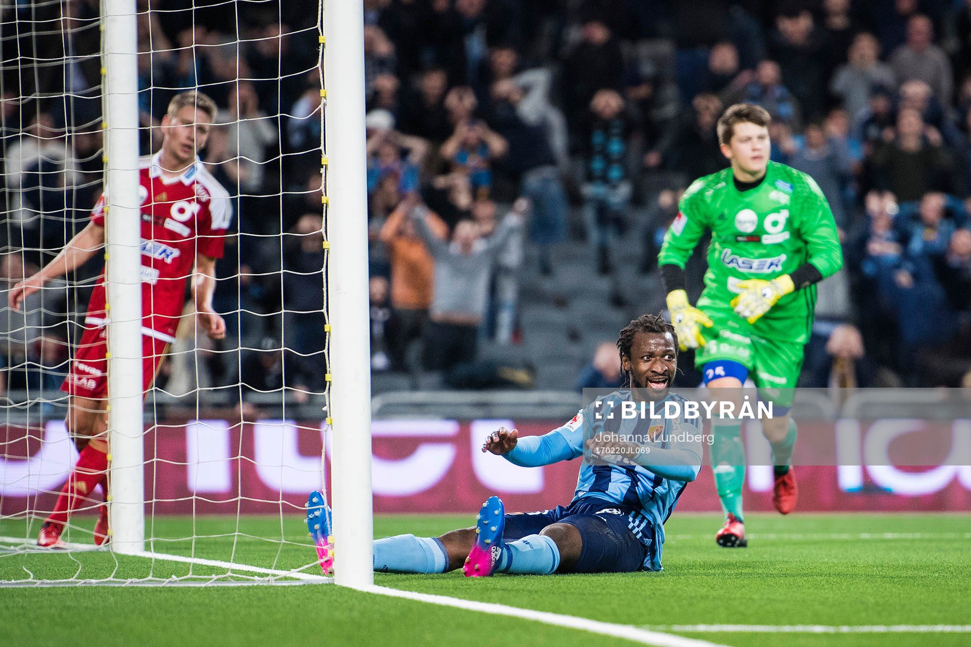 Djurgårdens Amadou Jawo deppar