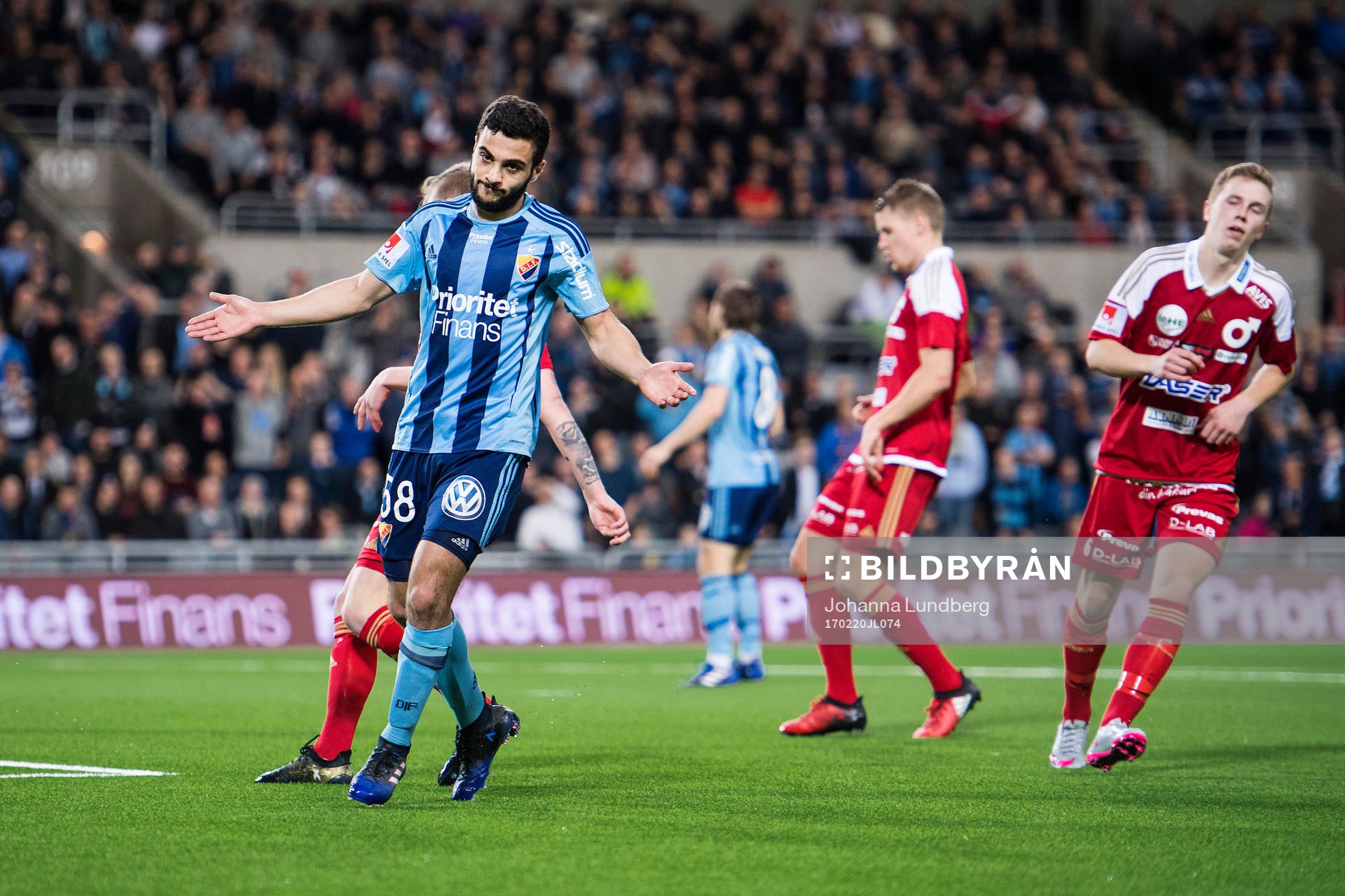 Djurgårdens Othman El Kabir deppar