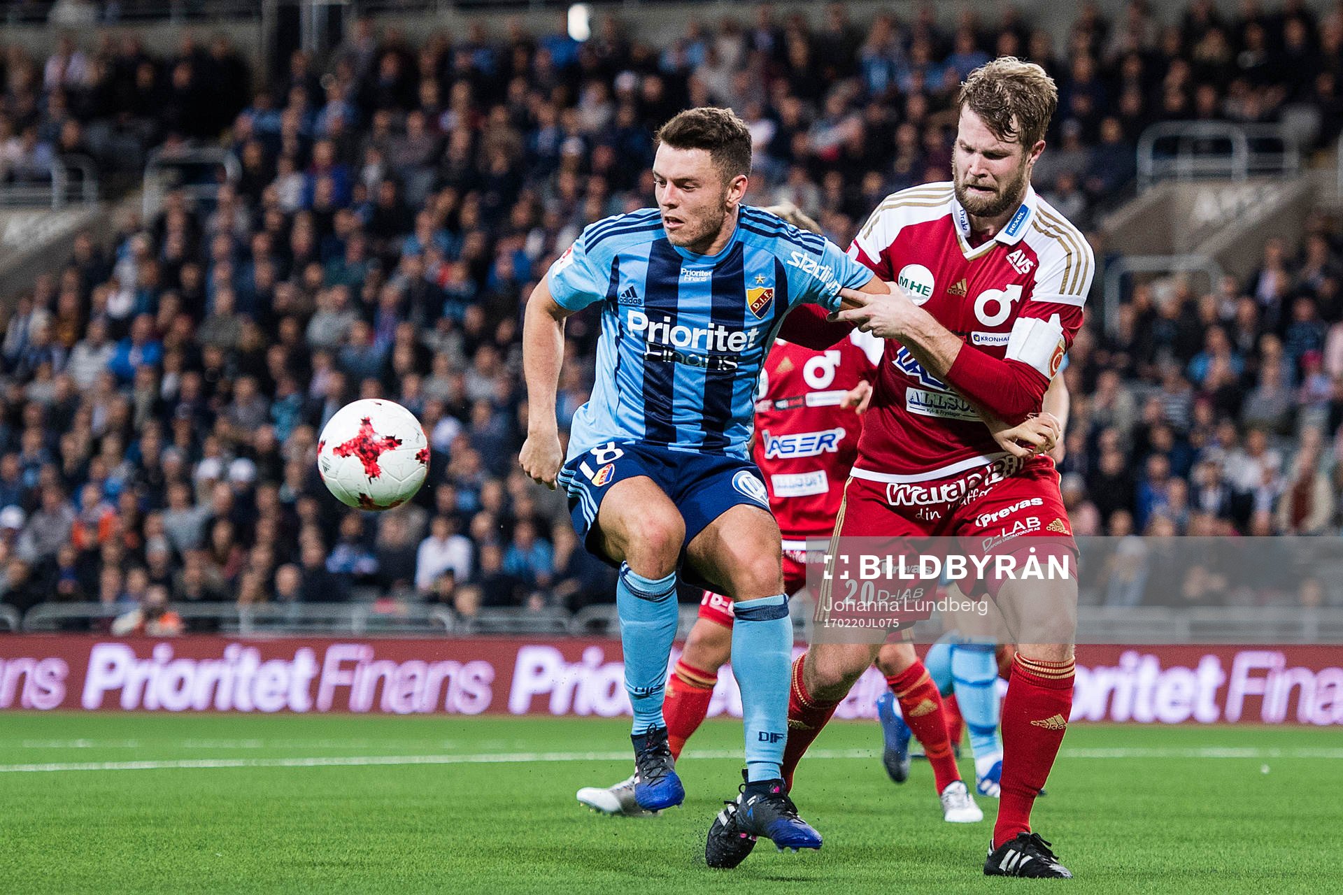 Djurgårdens Kerim Mrabti och Degerfors Christoffer