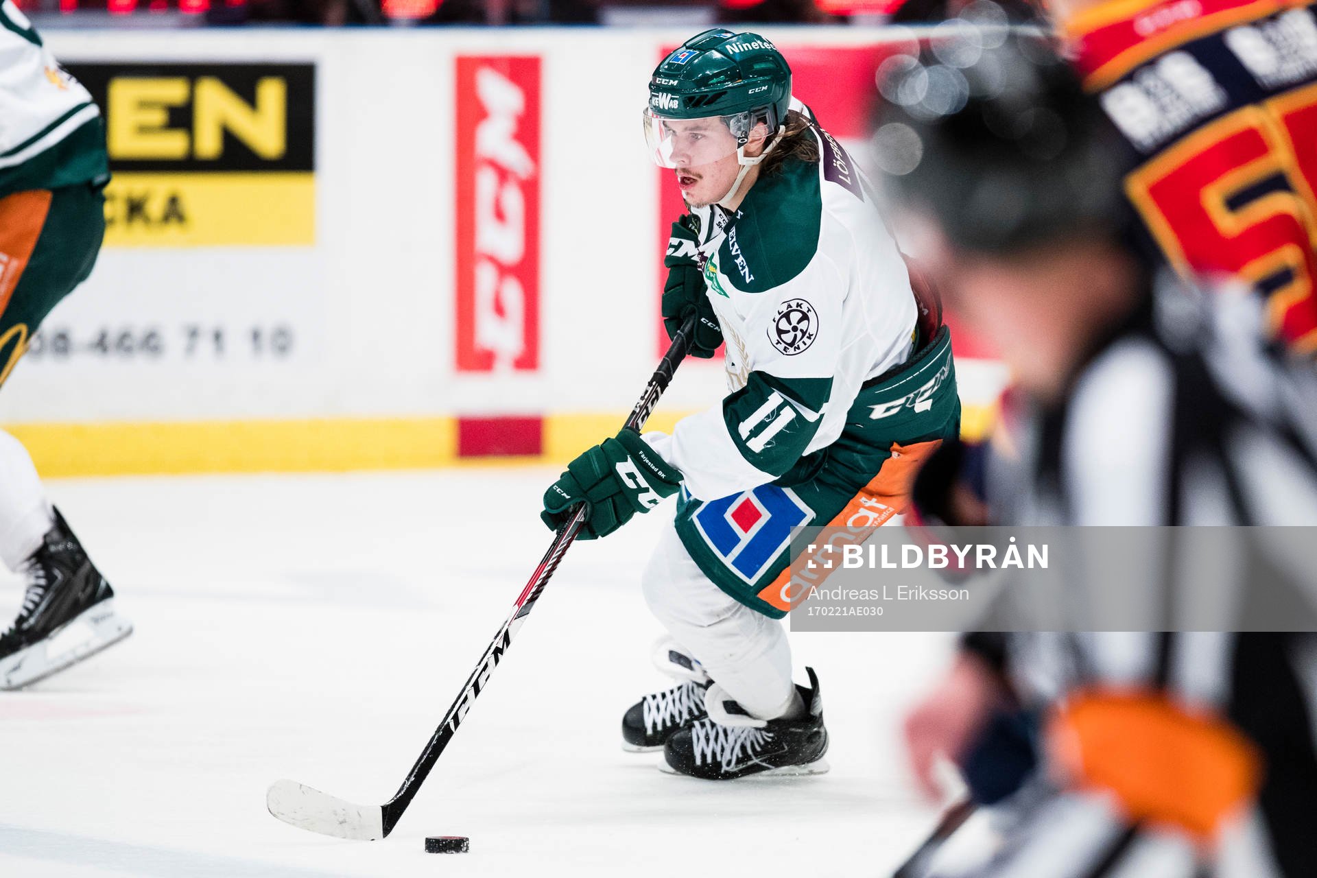 Färjestads Joakim Nygård med pucken