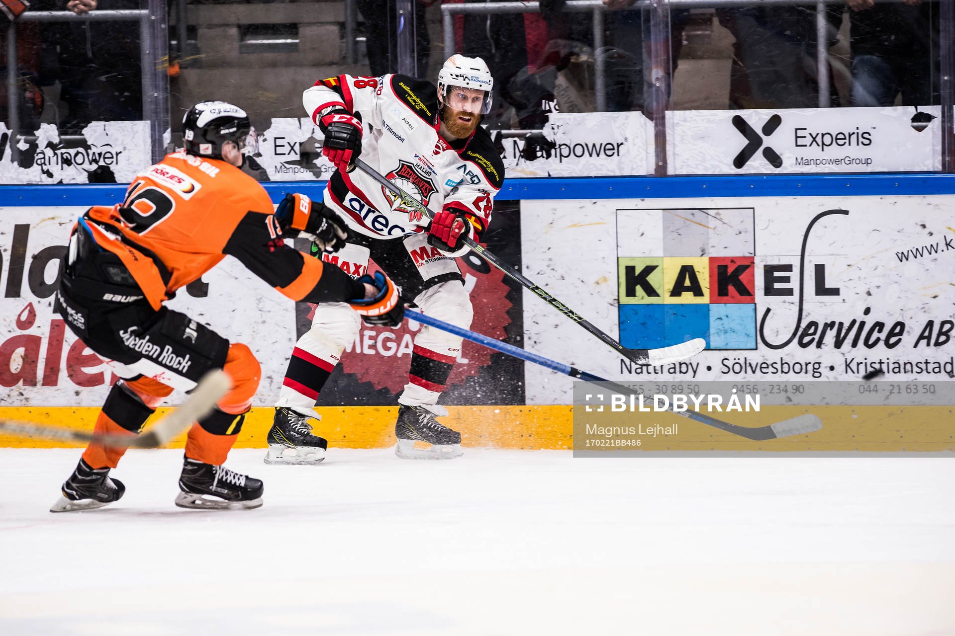 Karlskronas Kristoffer Söder  och Malmö Redhawks Jens