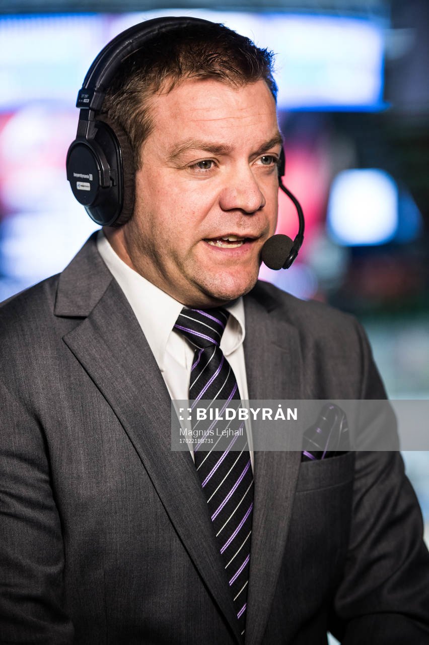Cmore kommentator Jörgen Larsson