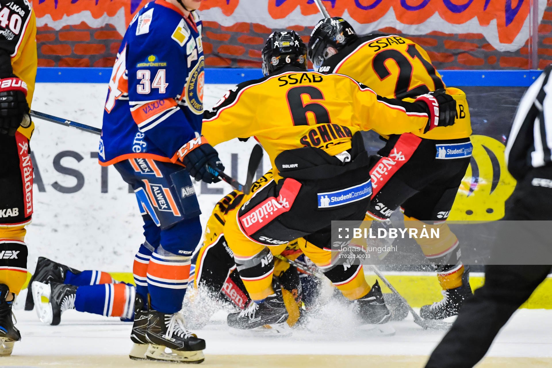 Luleås spelare jublar