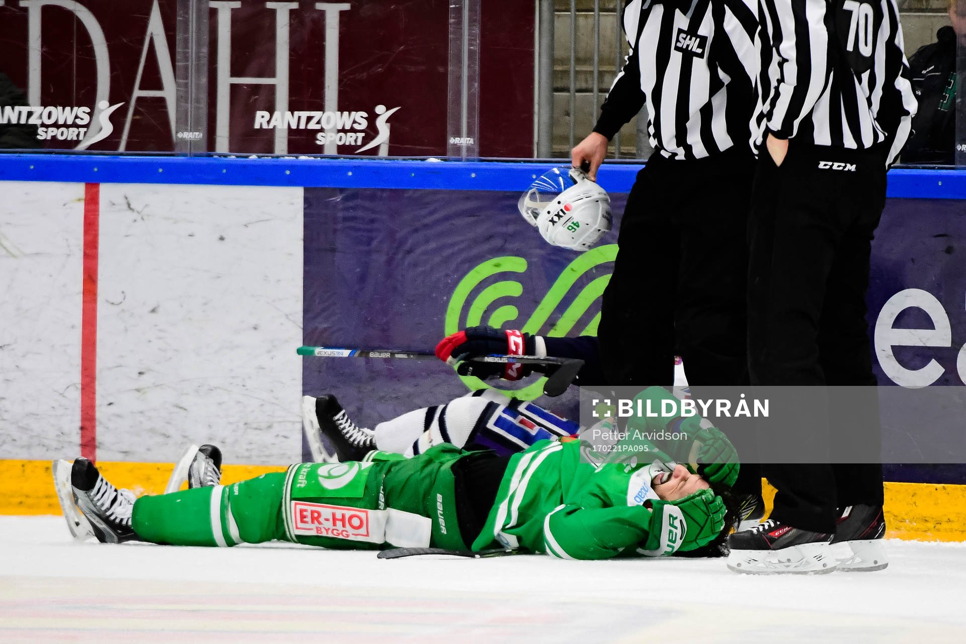 Rögles Kevin Marshall har ont
