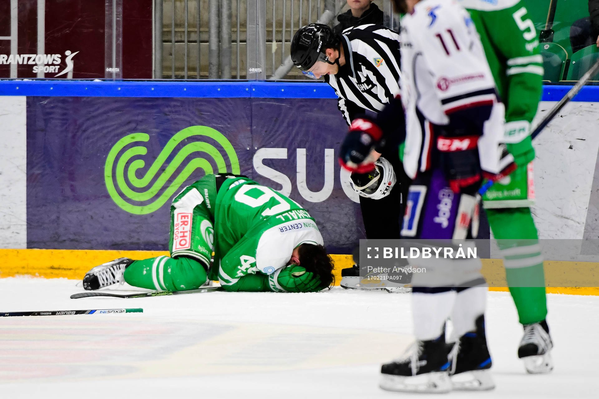Rögles Kevin Marshall har ont