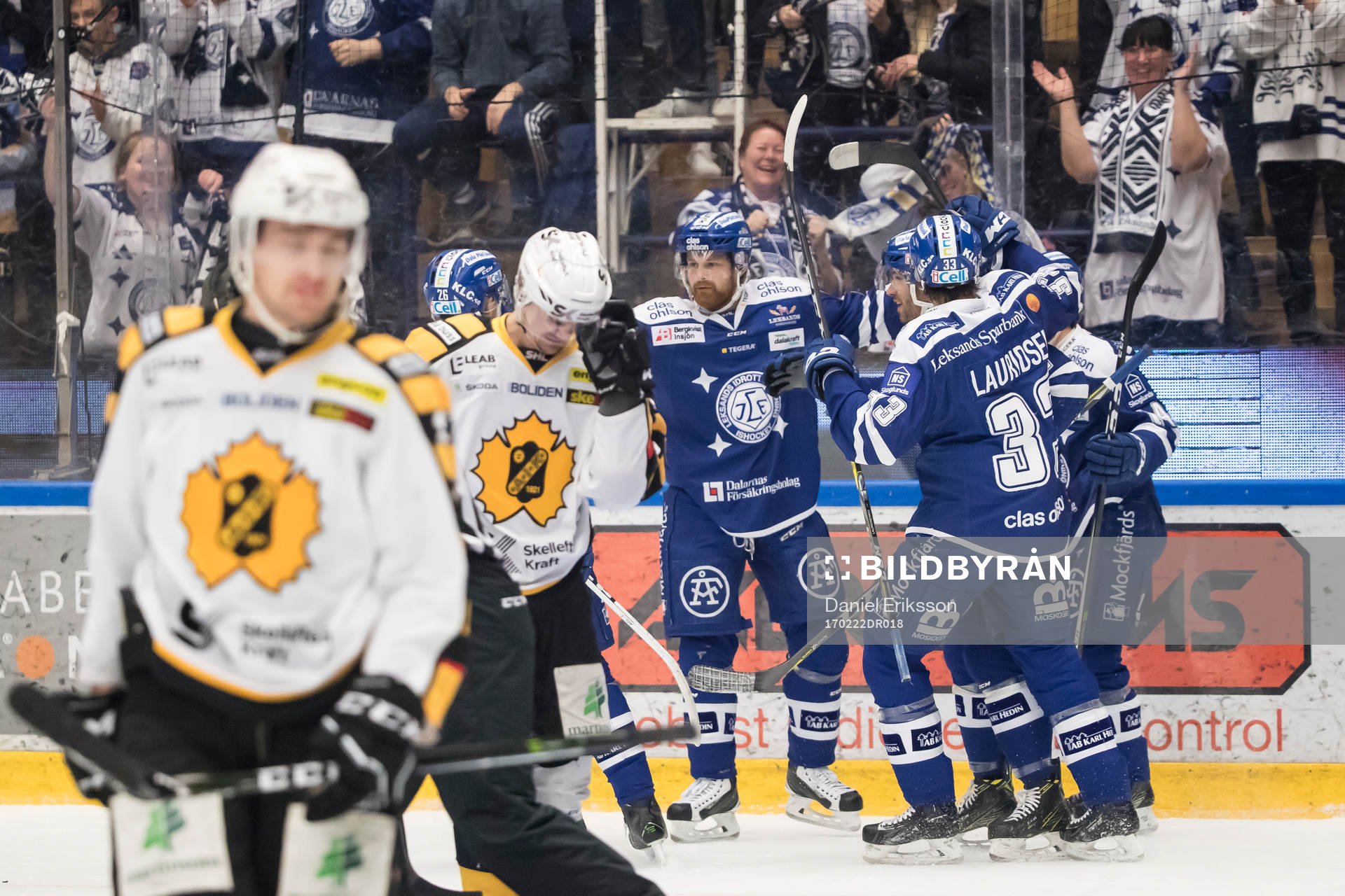 Leksands Mattias Ritola jublar