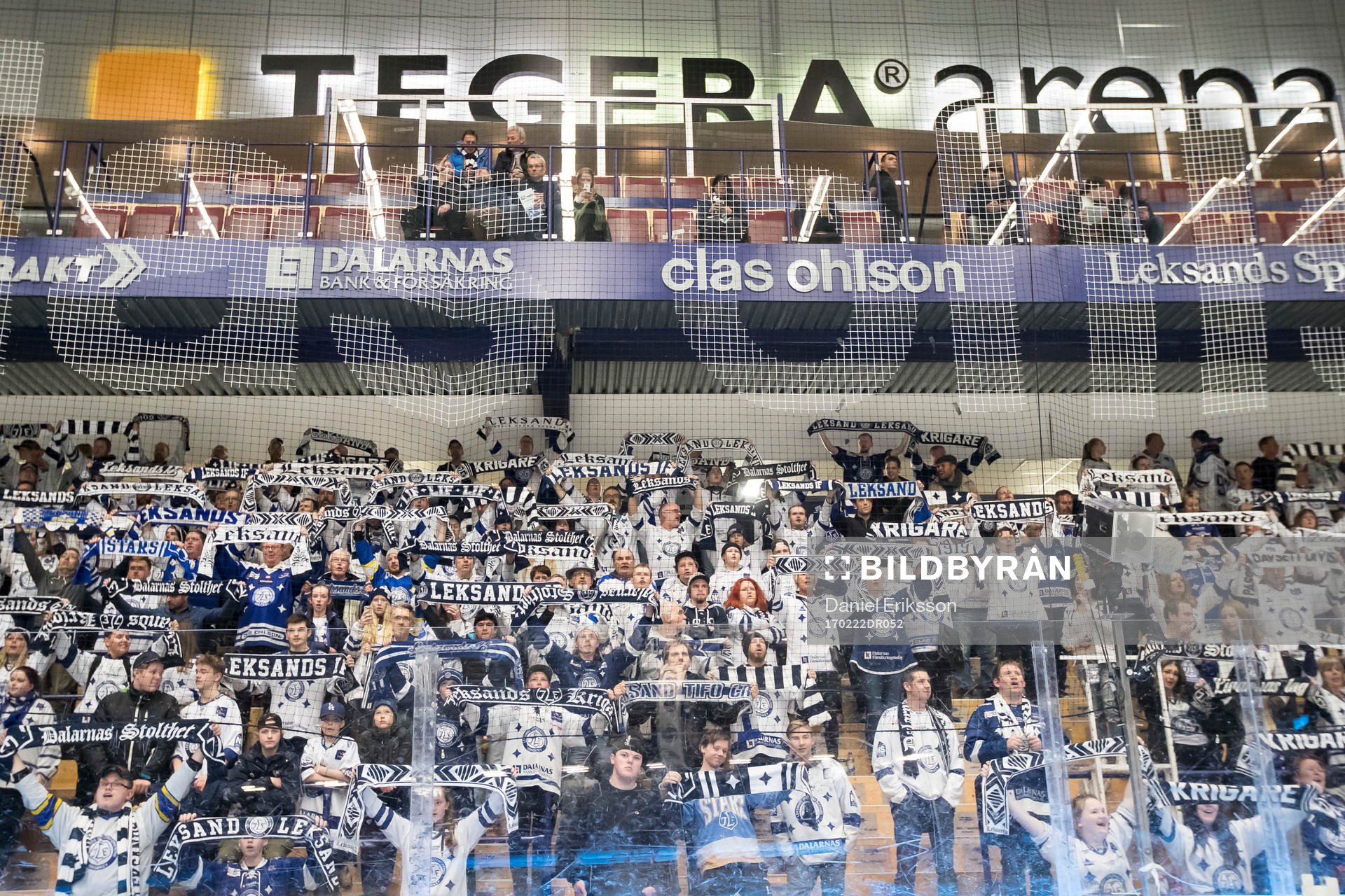 Leksand superstars i ishockeymatchen i SHL mellan Leksand