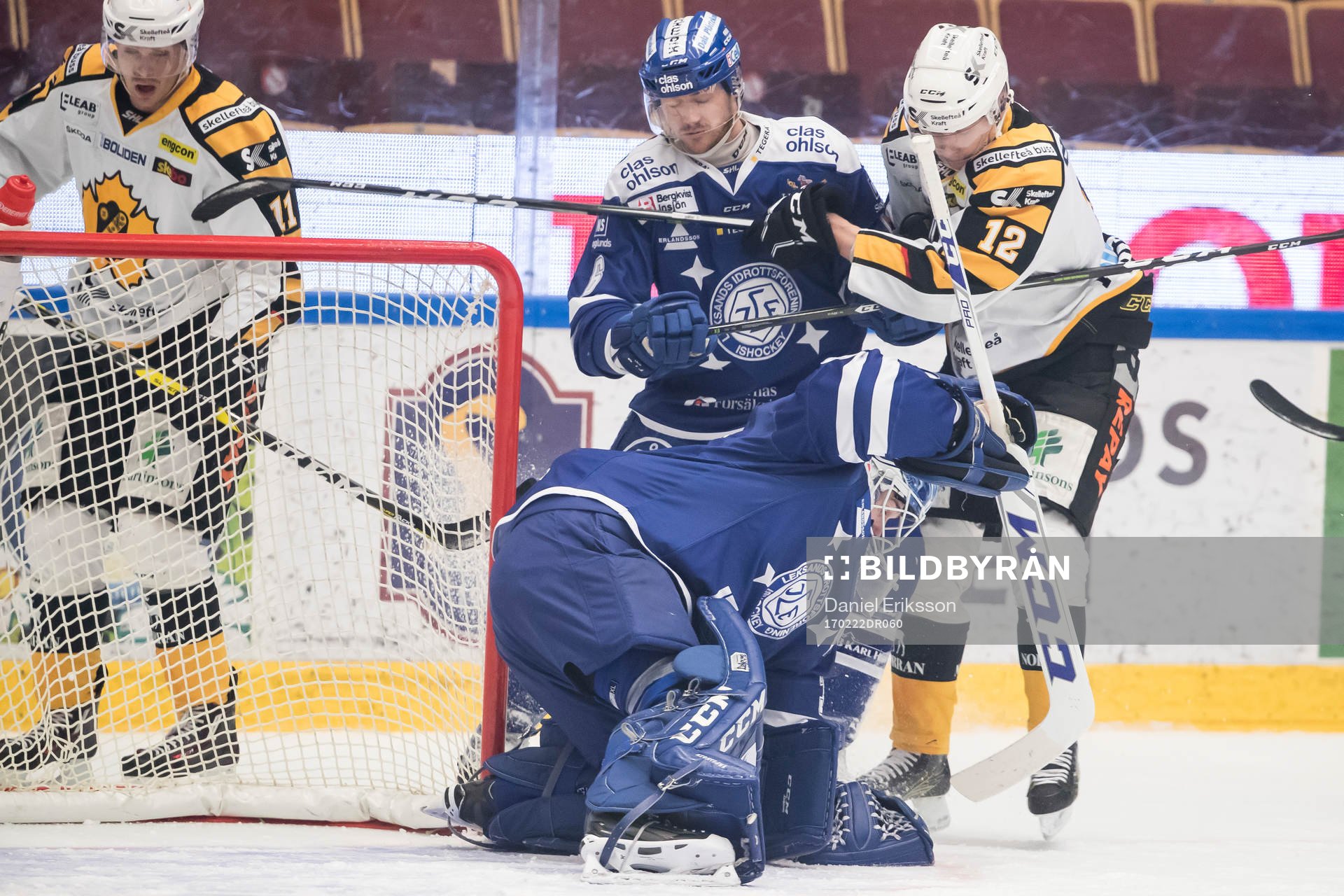 Leksands Joe Piskula och Skellefteås Adam Pettersson